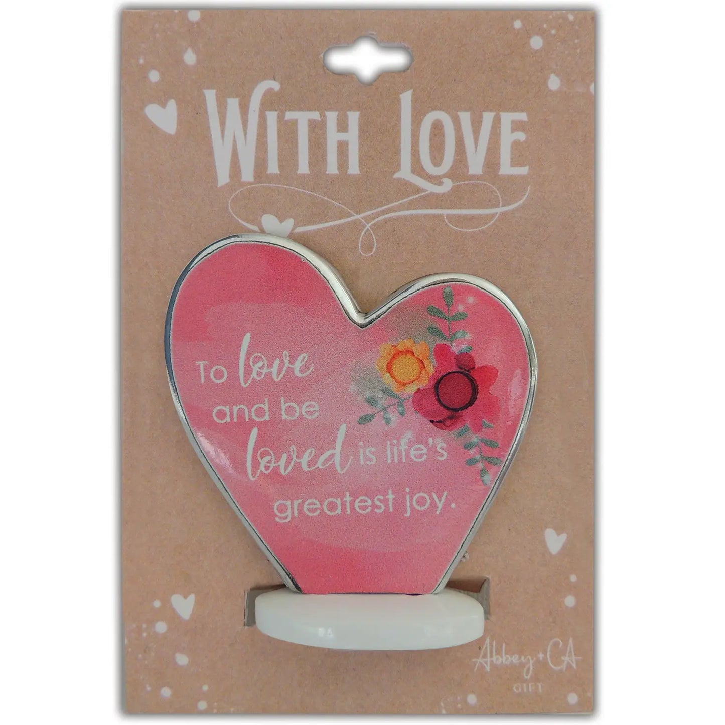 Standing Mini Heart Plaques