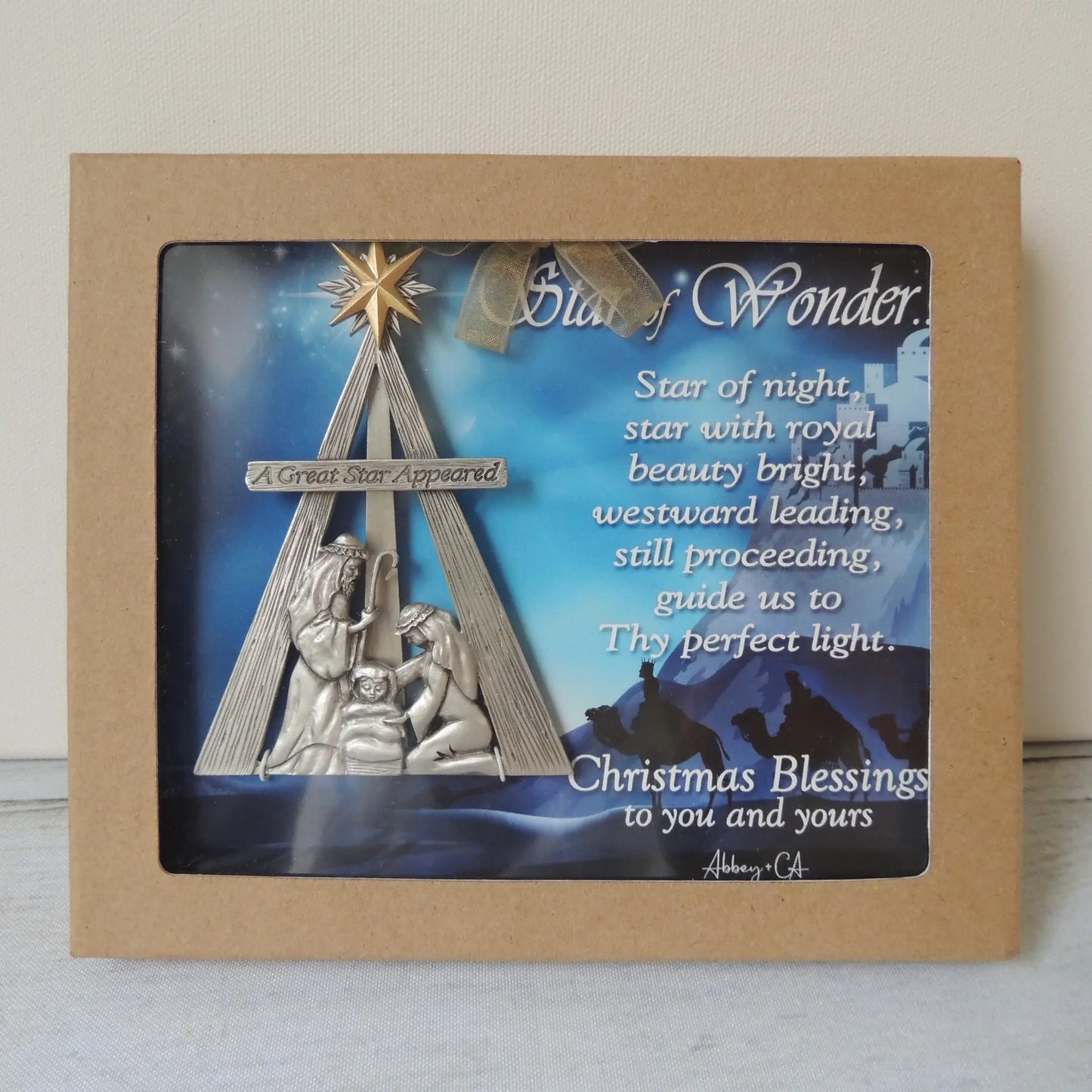 Star of Wonder Nativity Ornament
