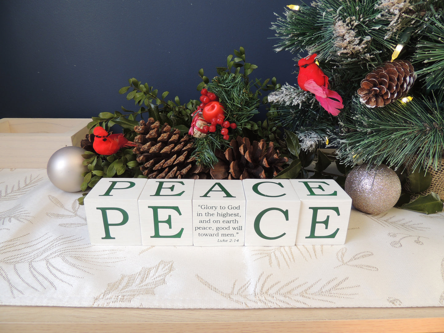 Christmas Letter Blocks