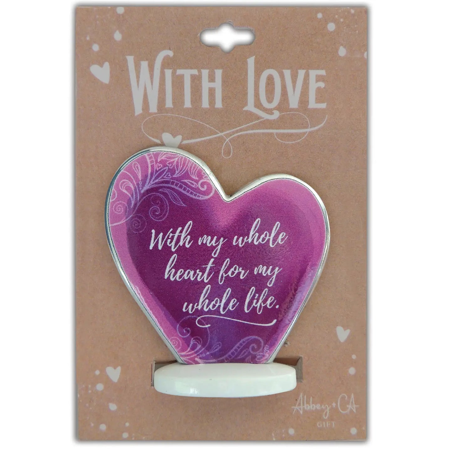 Standing Mini Heart Plaques