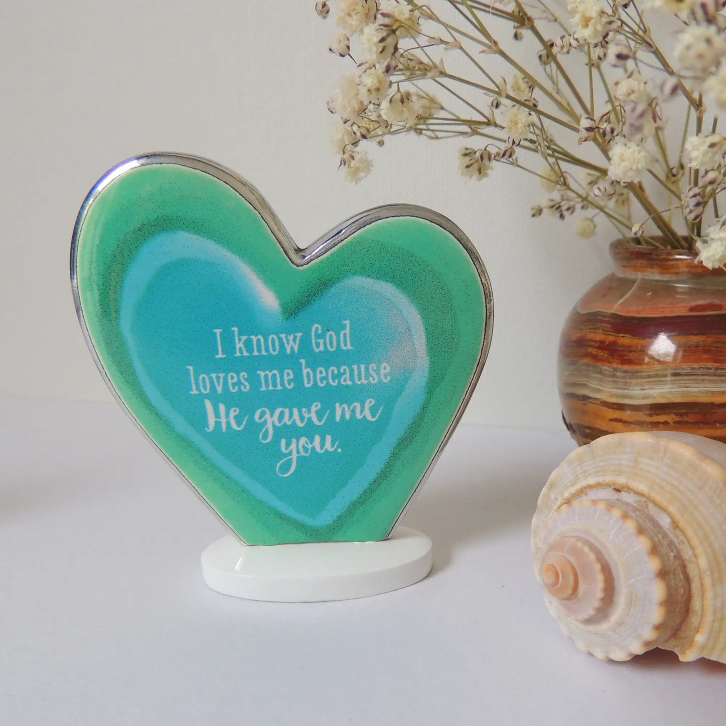 Standing Mini Heart Plaques