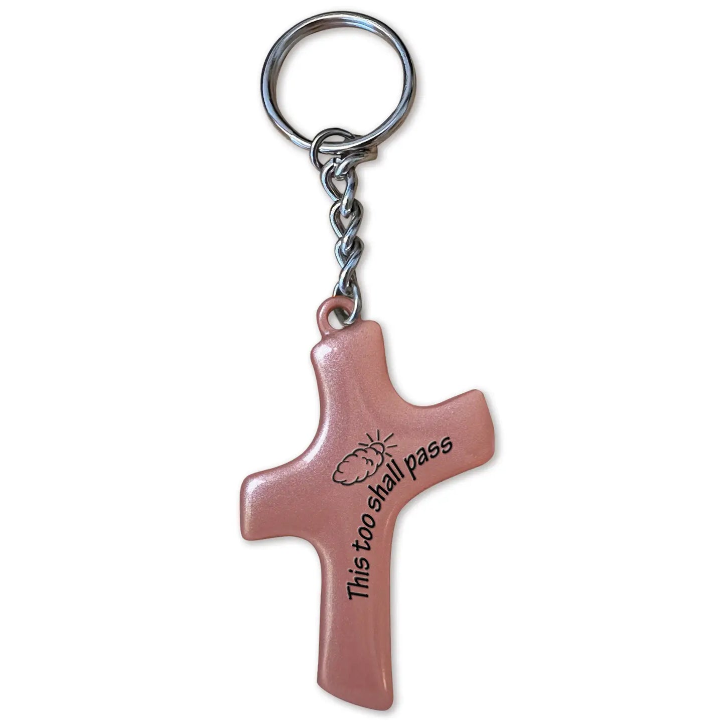 Palm Cross Key Chains