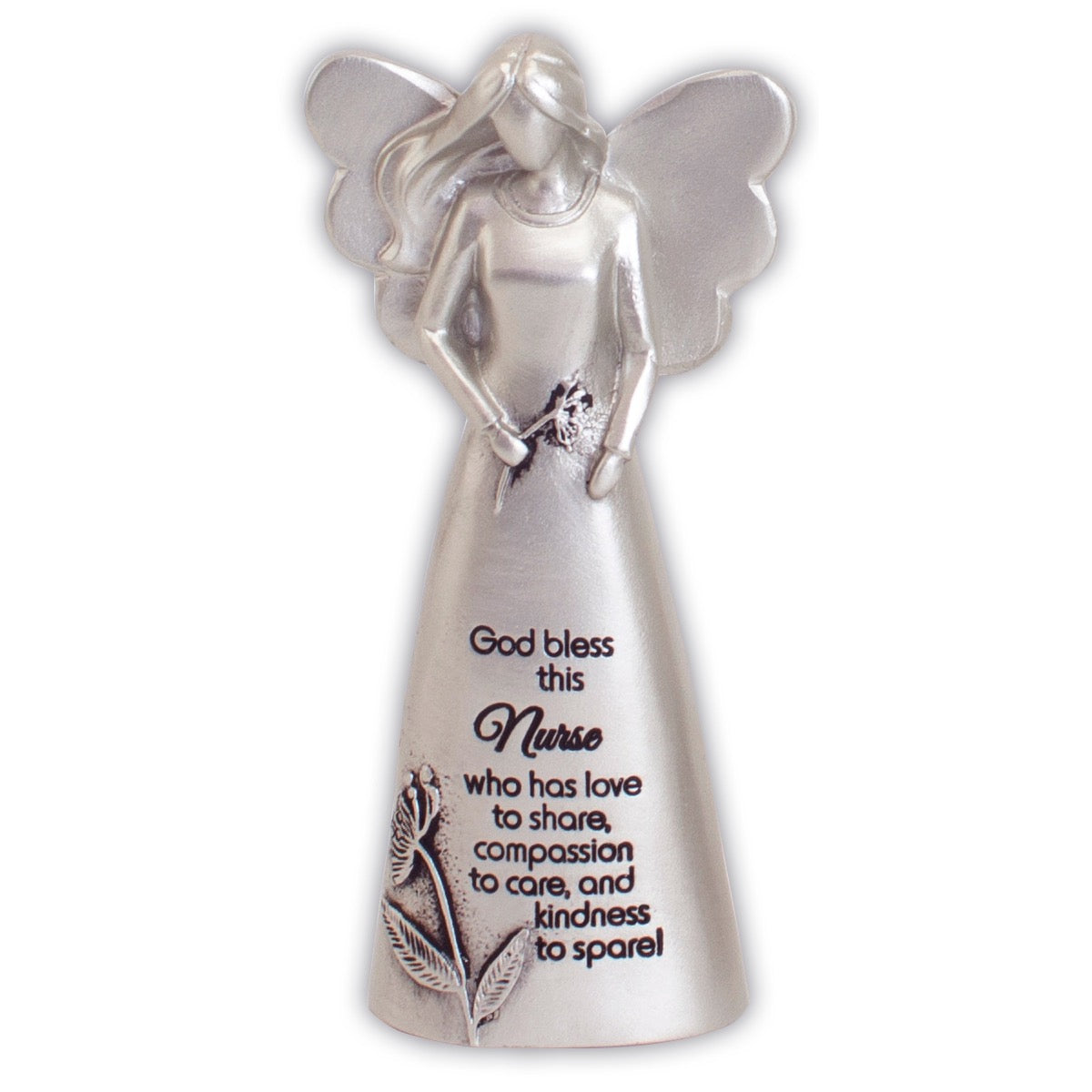 Message Angel Metal Figurine