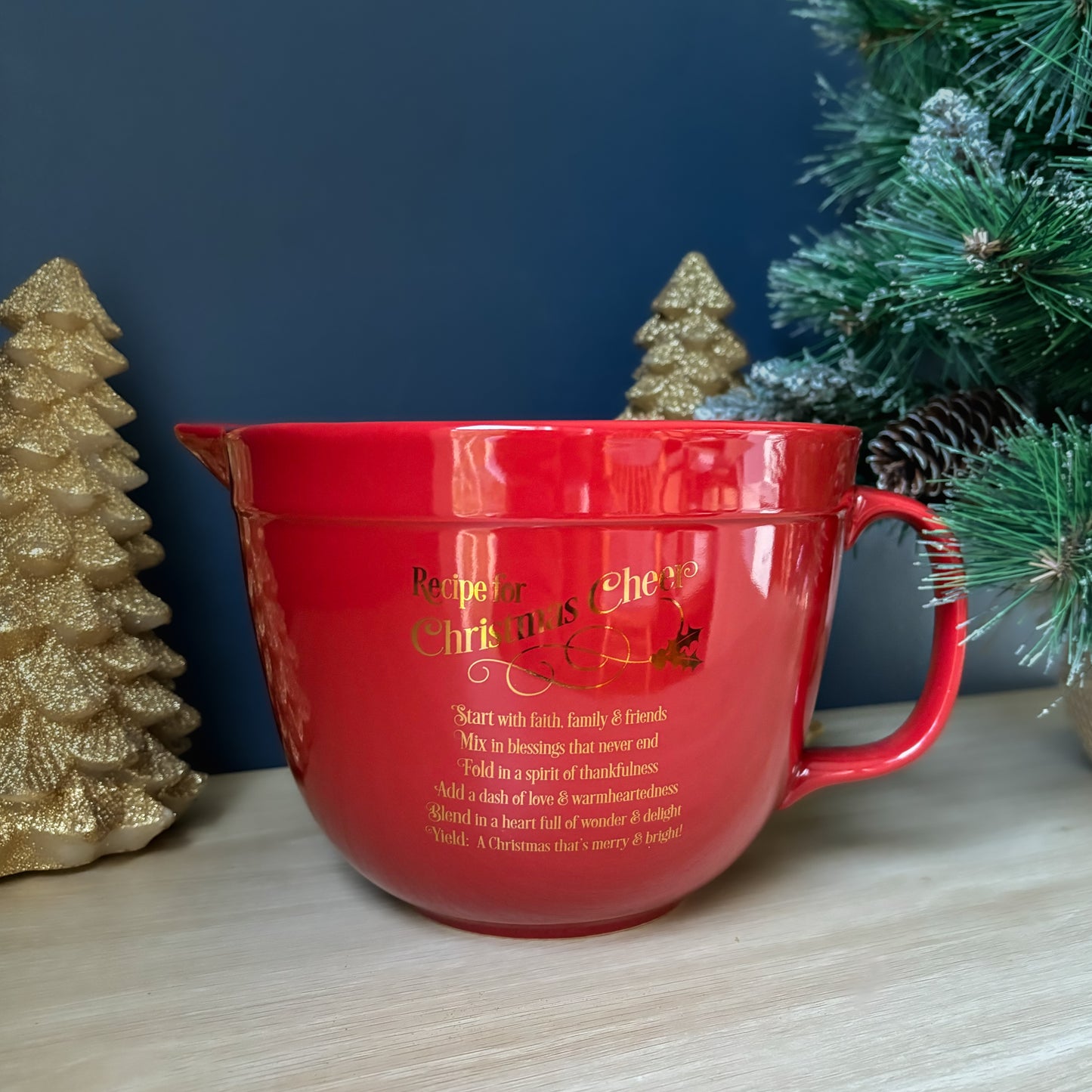 Christmas Cheer Mixing Bowl