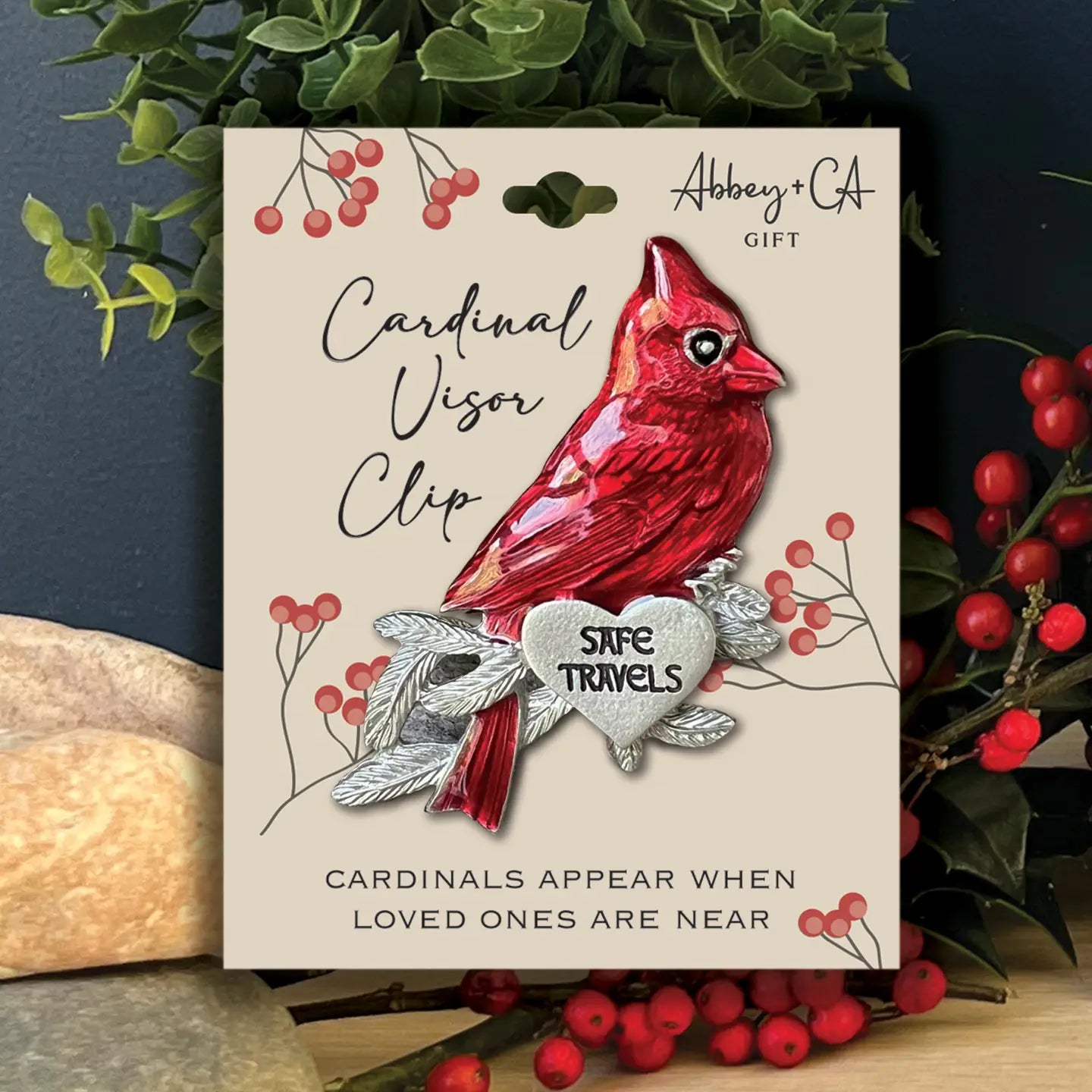 Cardinal Visor Clip