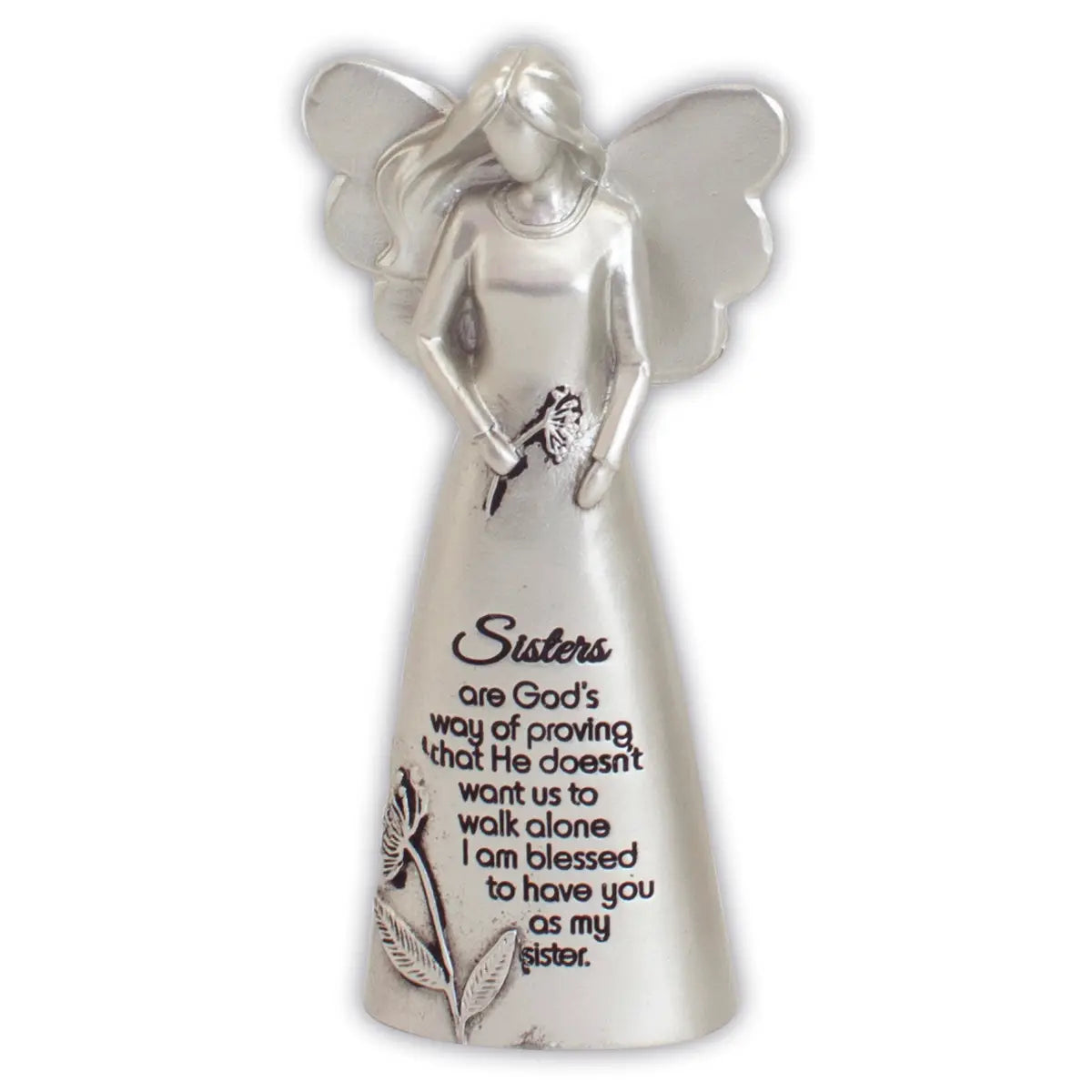 Message Angel Metal Figurine