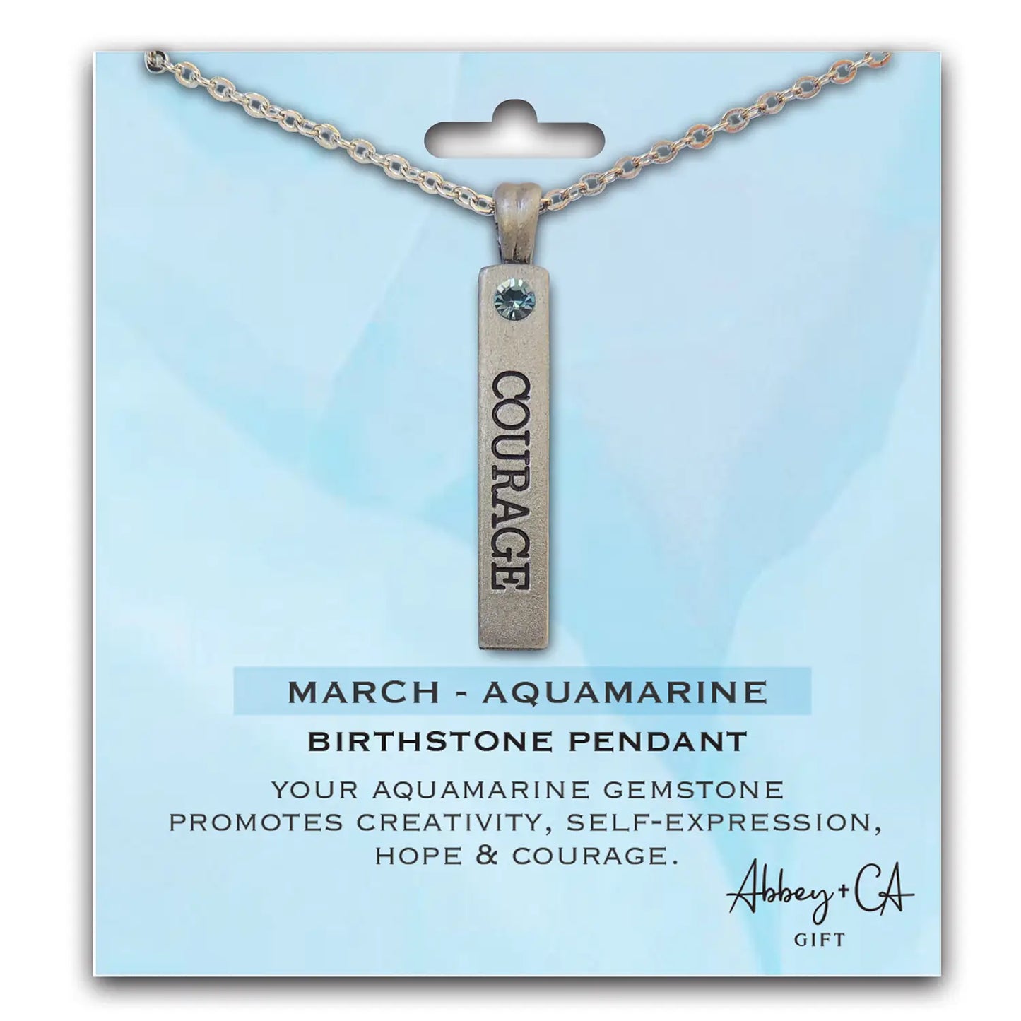 Birthstone Pendant Necklace