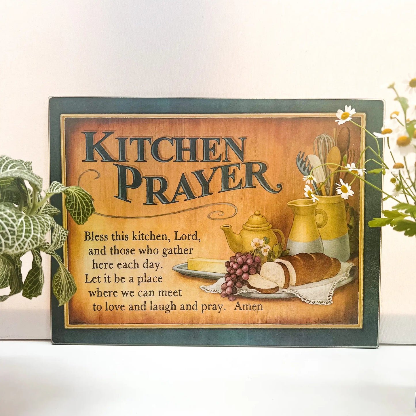 Kitchen Prayer Cutting Board