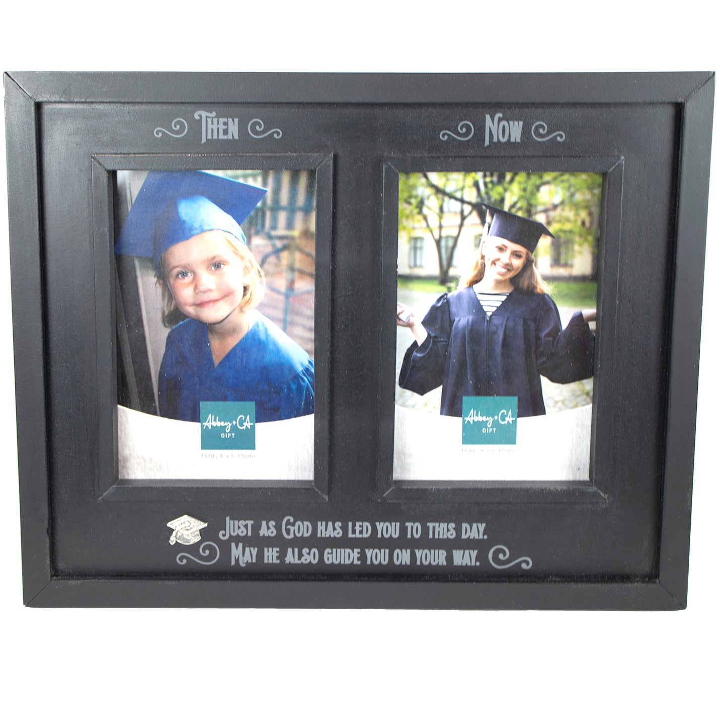 Then & Now Graduation Frame
