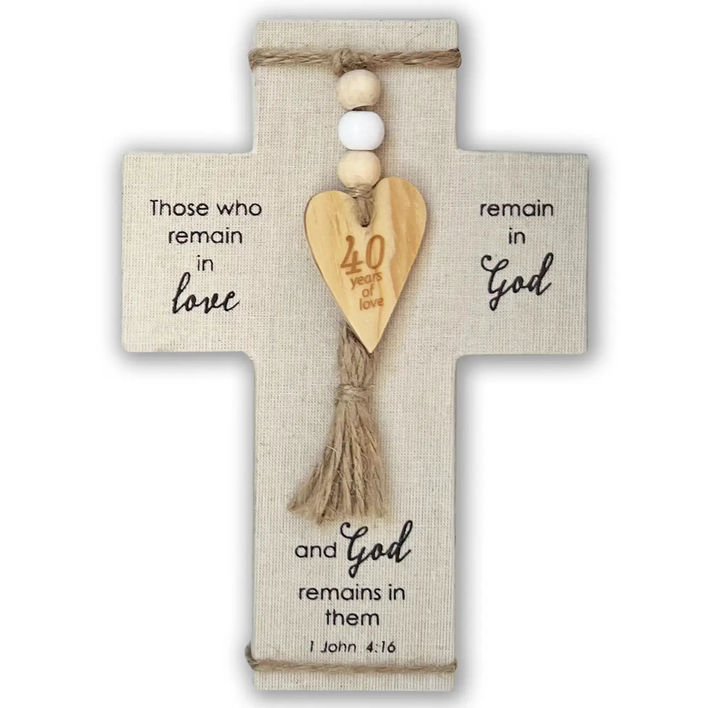 Anniversary Fabric Cross