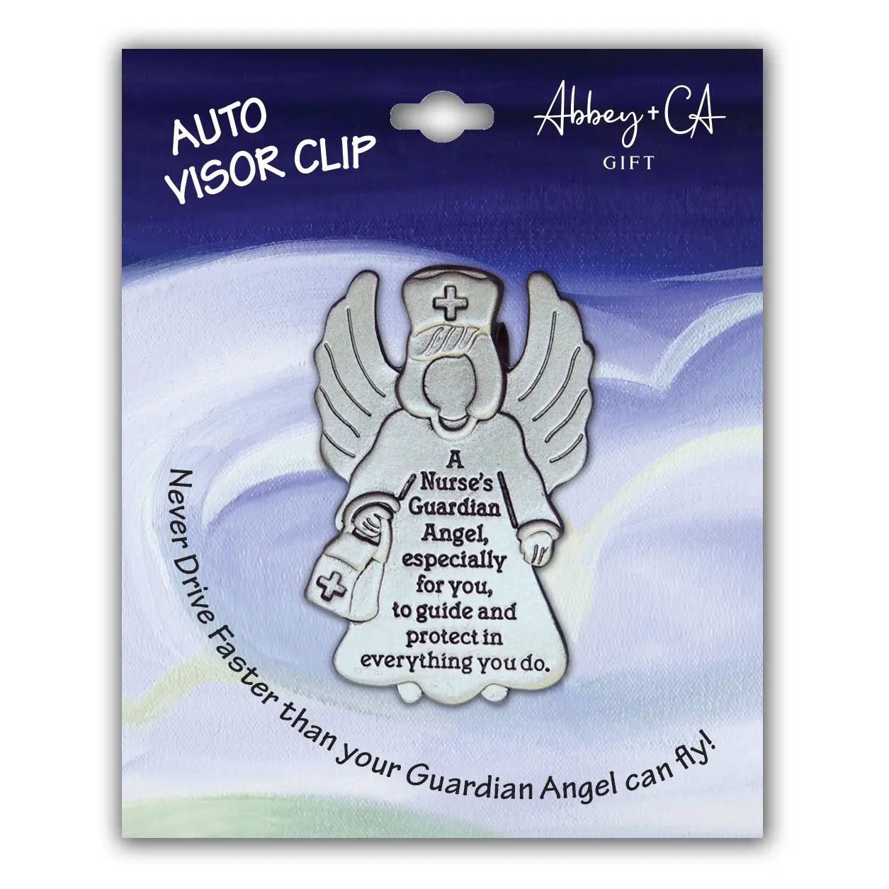 Nurse Angel Visor Clip