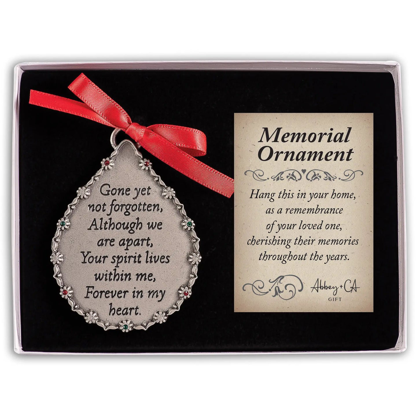Forever In My Heart Memorial Tear Ornament