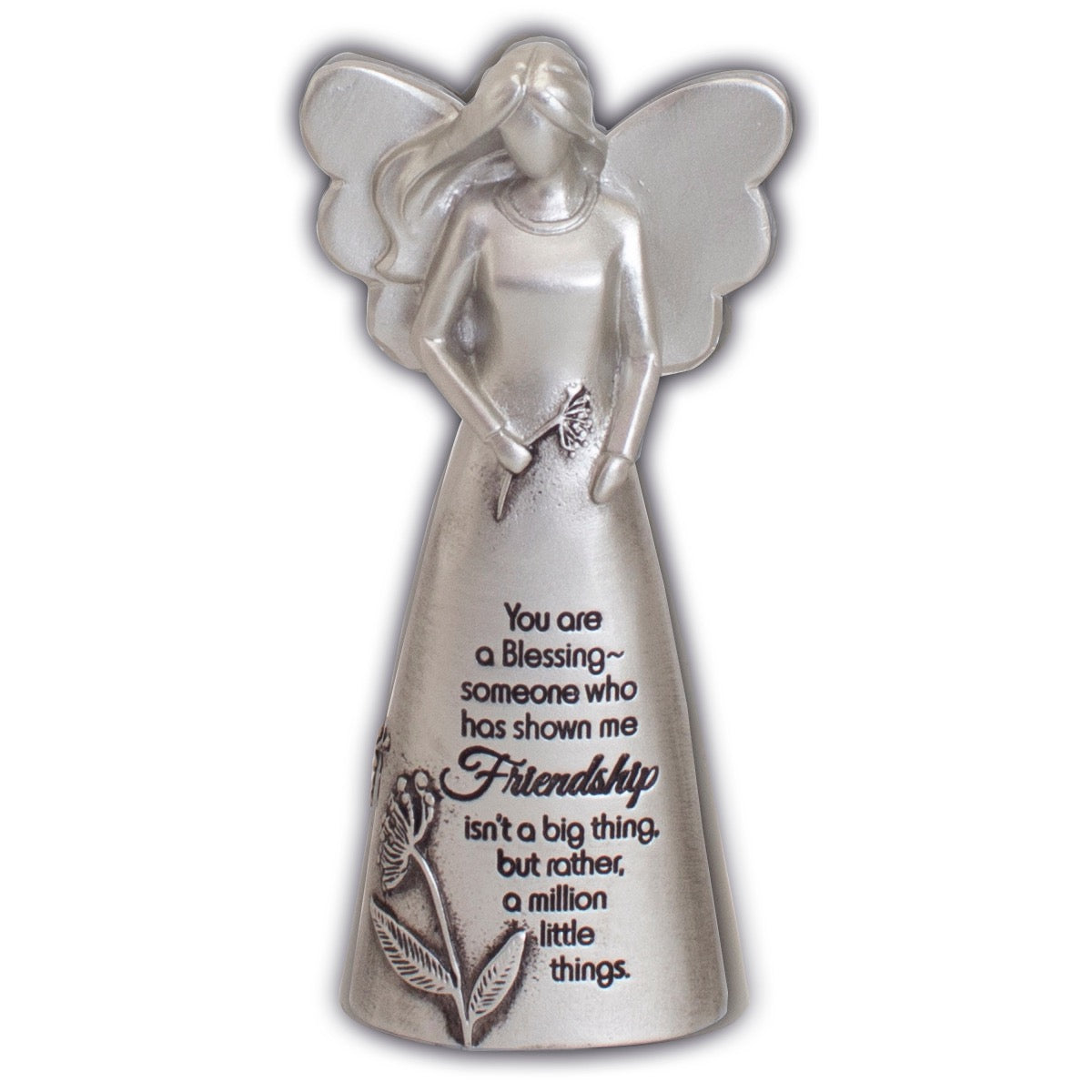 Message Angel Metal Figurine