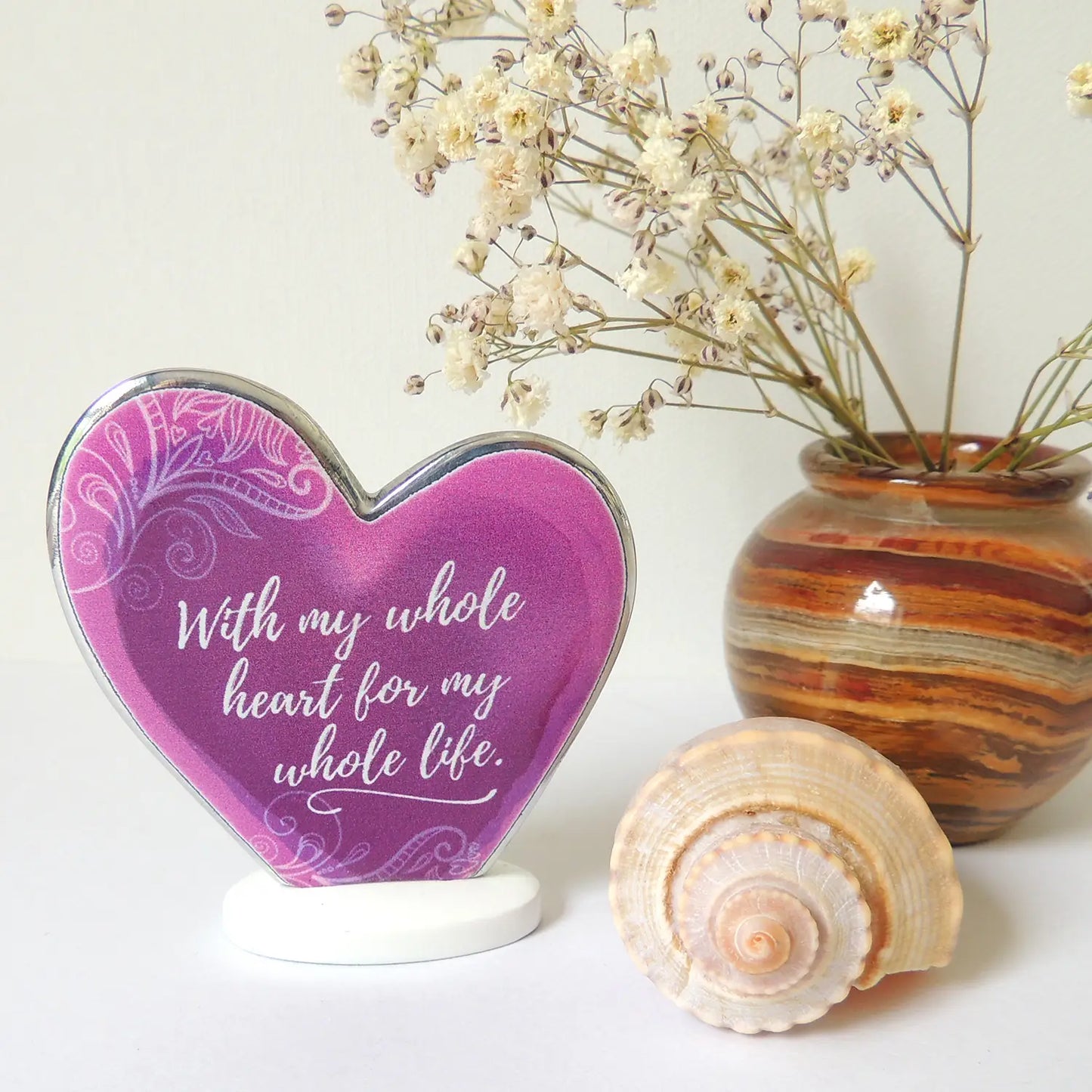 Standing Mini Heart Plaques