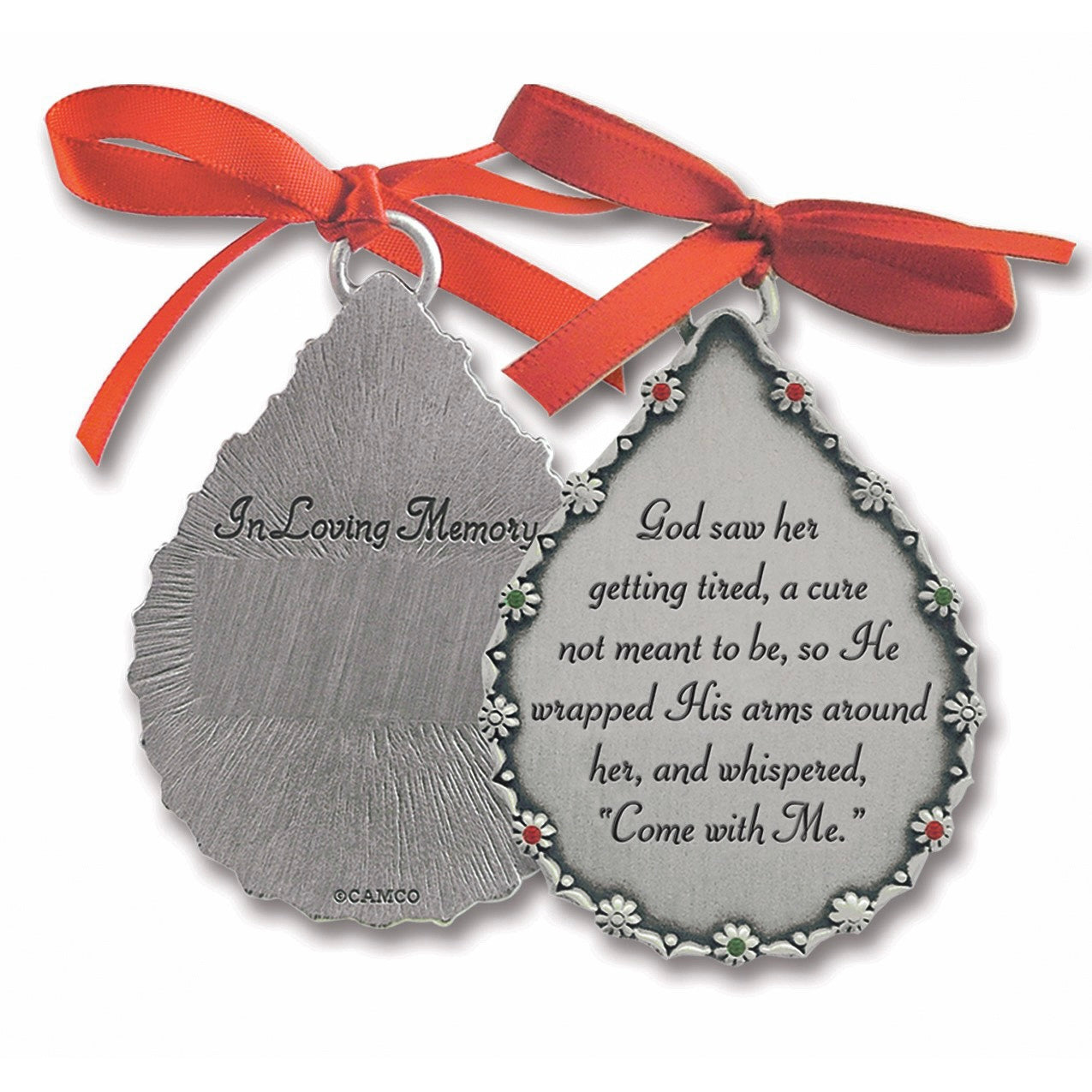 God Saw Memorial Tear Ornament