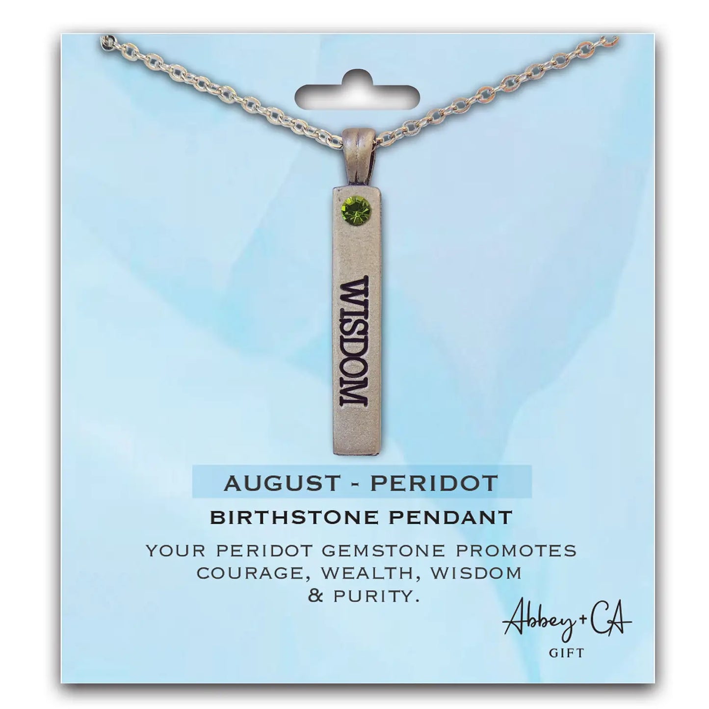 Birthstone Pendant Necklace
