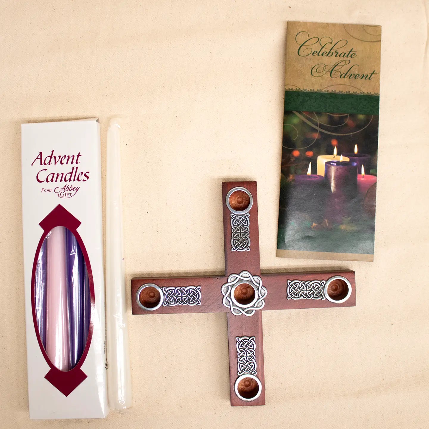 Celtic Advent Candle Holder
