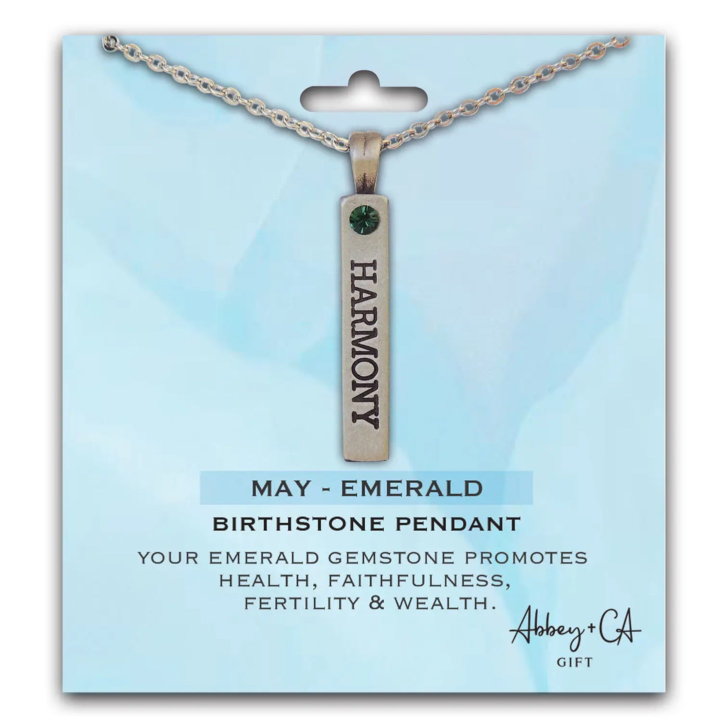 Birthstone Pendant Necklace