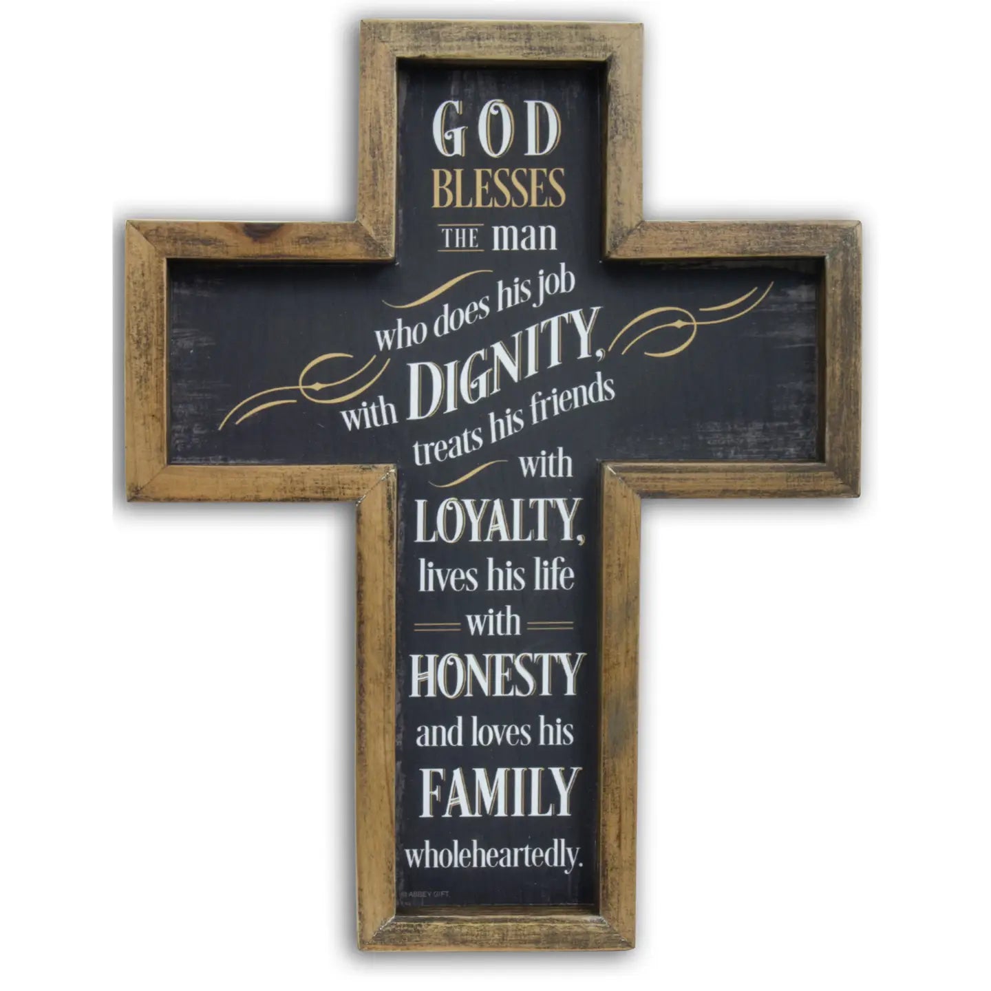 Man of Faith Wall Cross