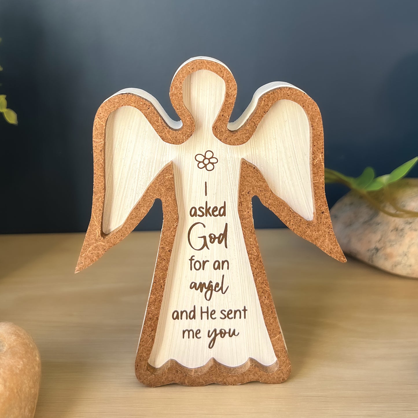 Framed Standing Angel Plaques