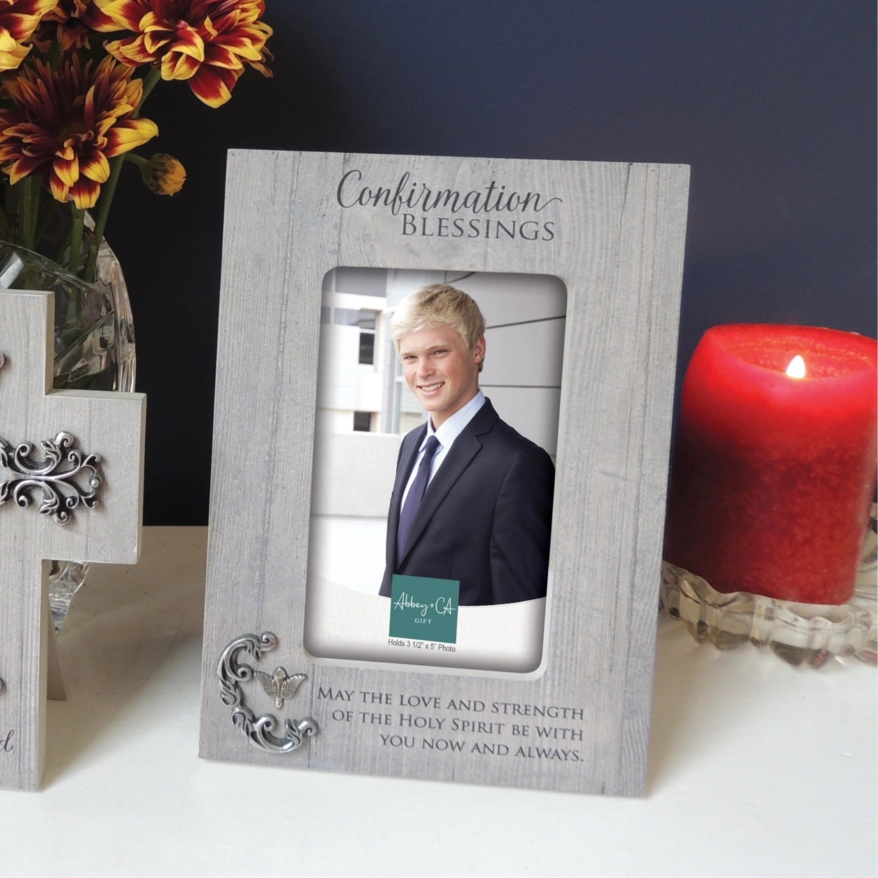 Confirmation Blessings Dove Picture Frame