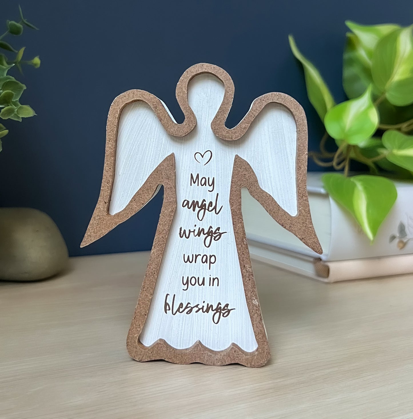 Framed Standing Angel Plaques