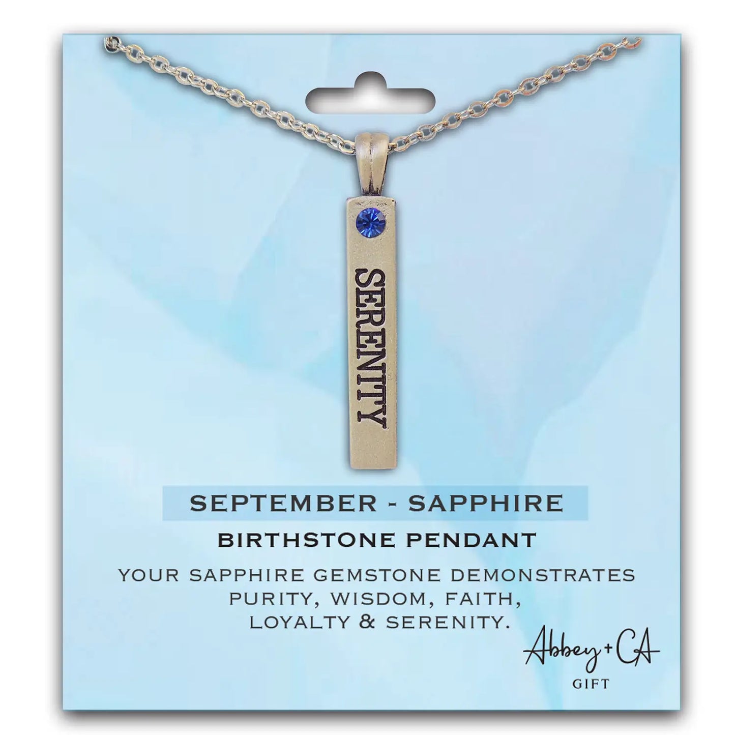 Birthstone Pendant Necklace