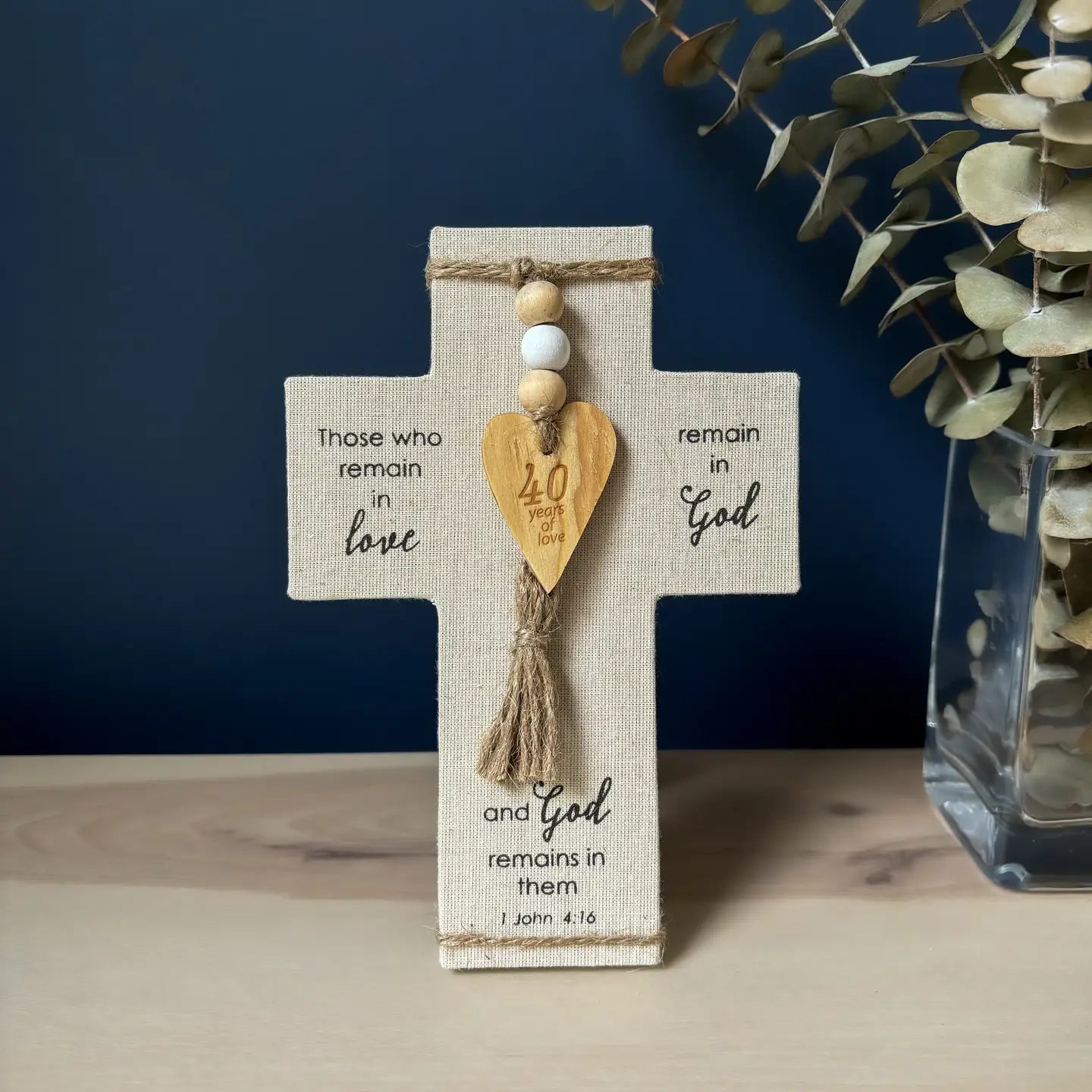 Anniversary Fabric Cross
