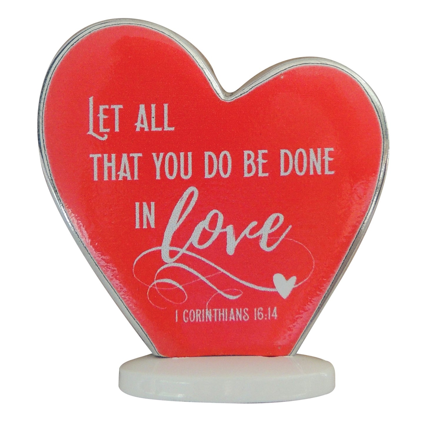 Standing Mini Heart Plaques