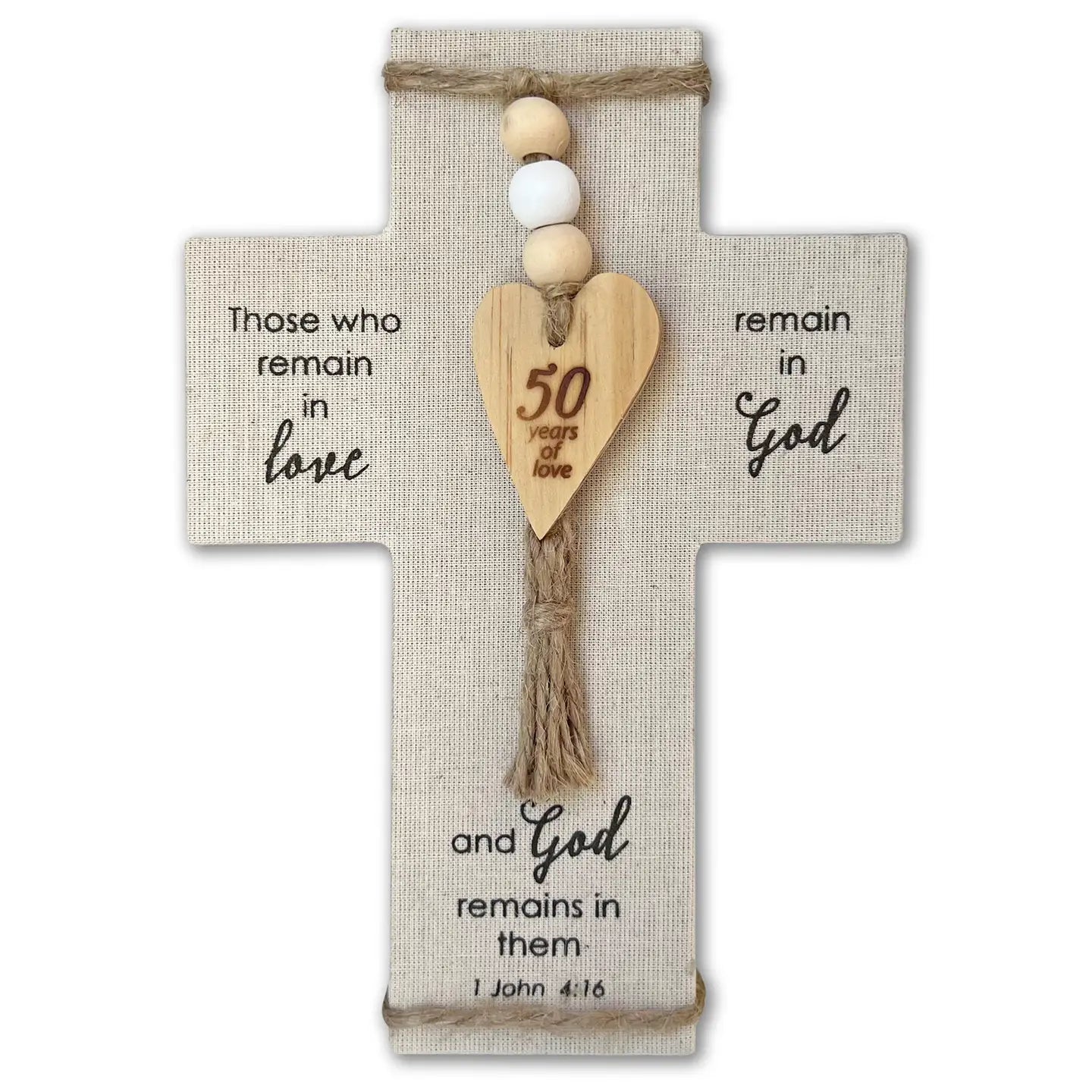 Anniversary Fabric Cross