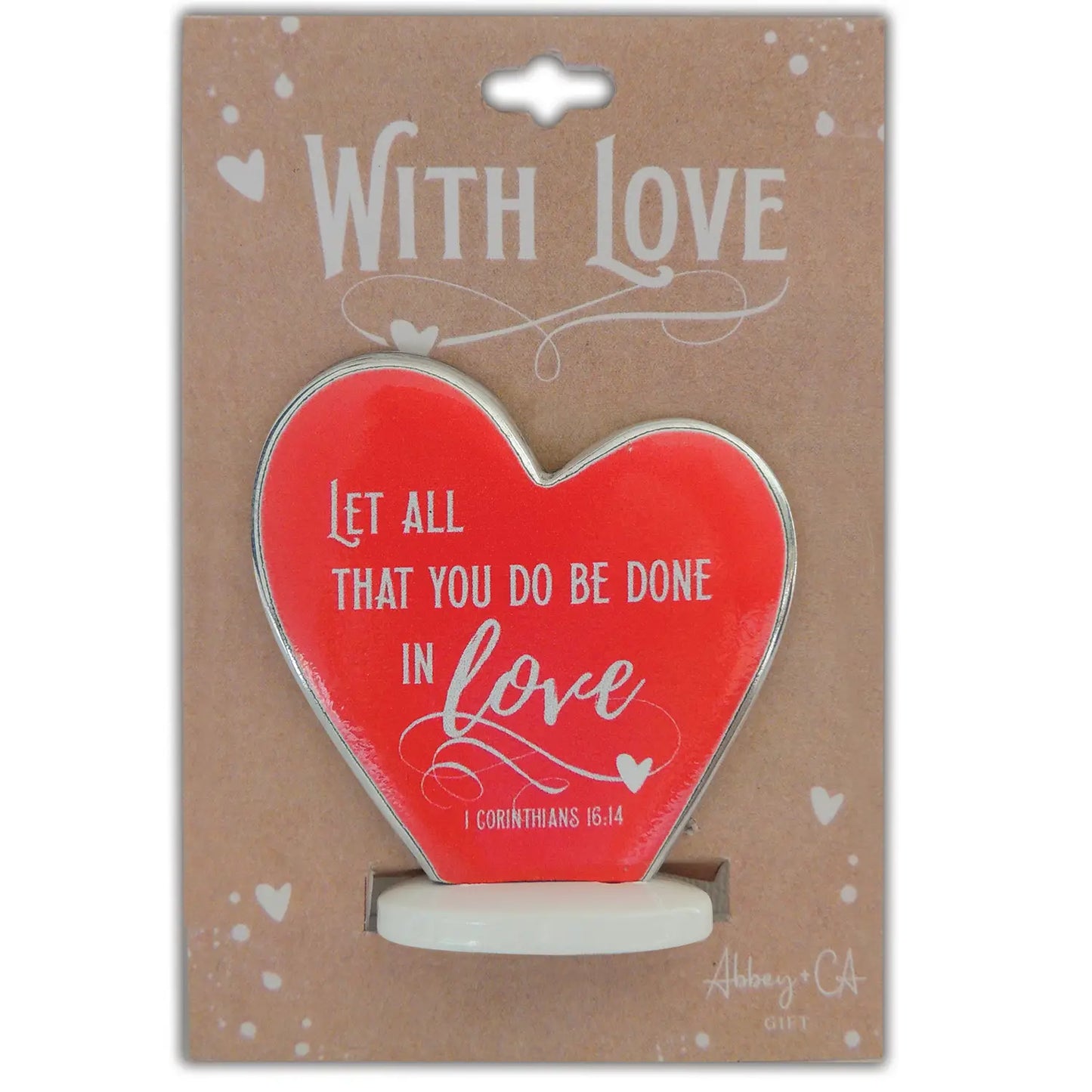 Standing Mini Heart Plaques