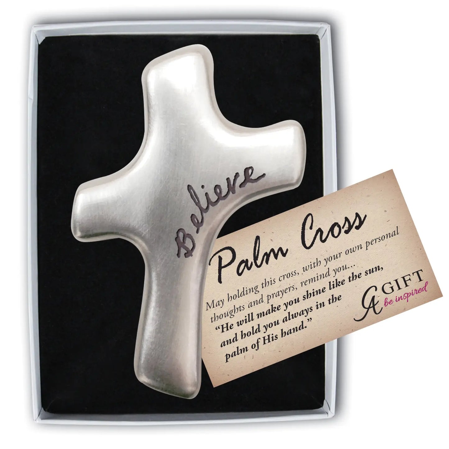 Silver Palm Cross