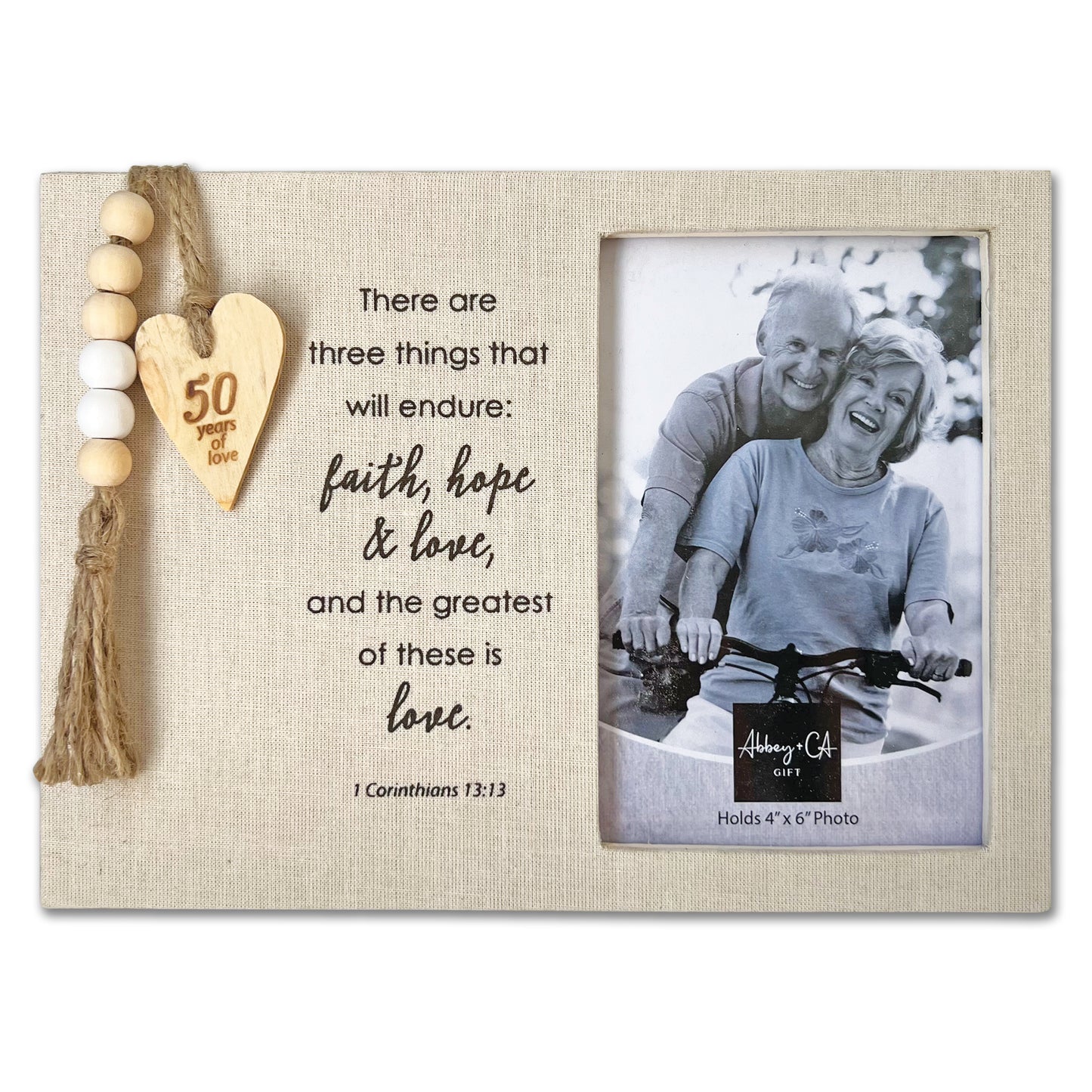 Anniversary Fabric Picture Frame