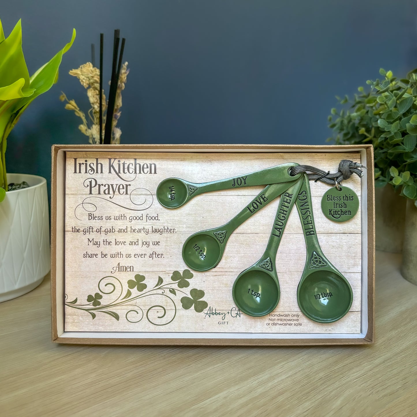 Irish Kitchen Prayer Measuring Spoons