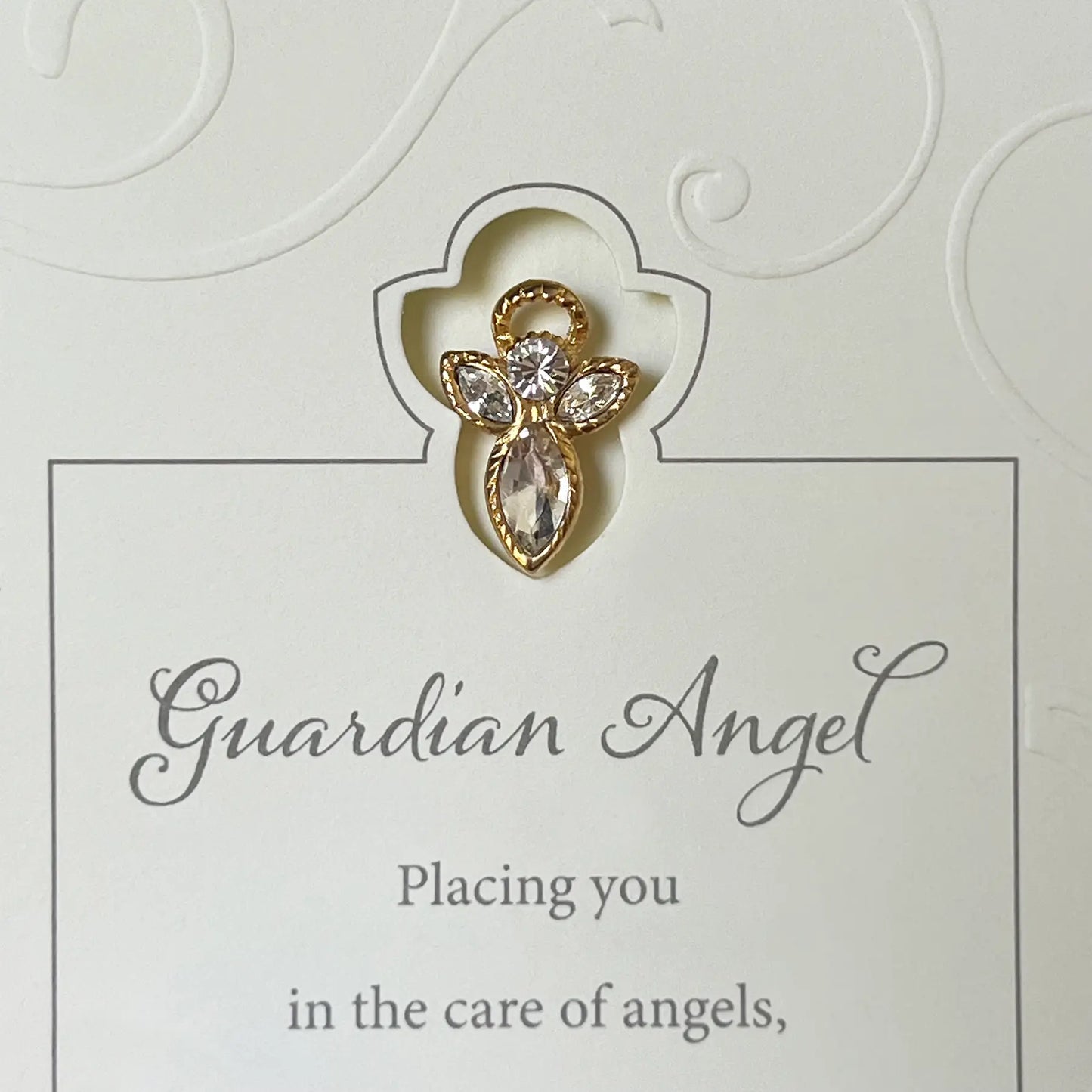 Guardian Angel Greeting Card & Pin
