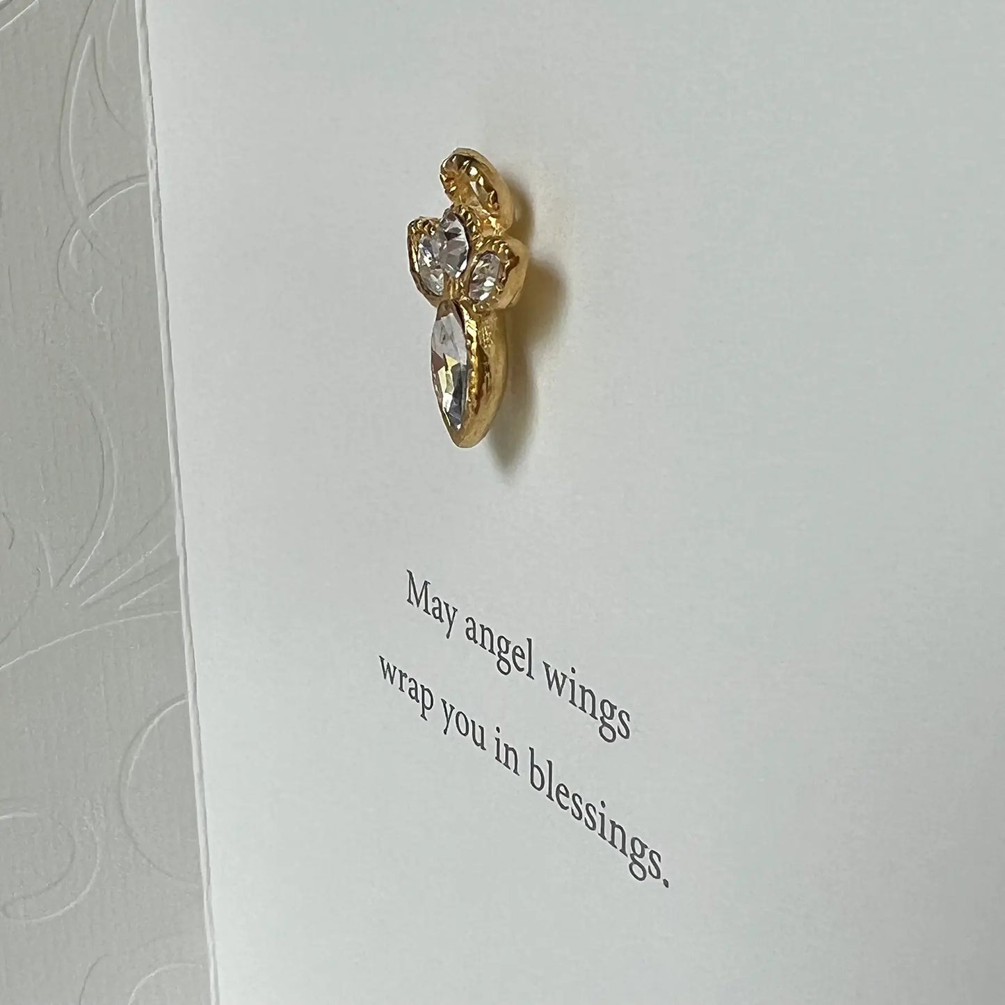 Guardian Angel Greeting Card & Pin