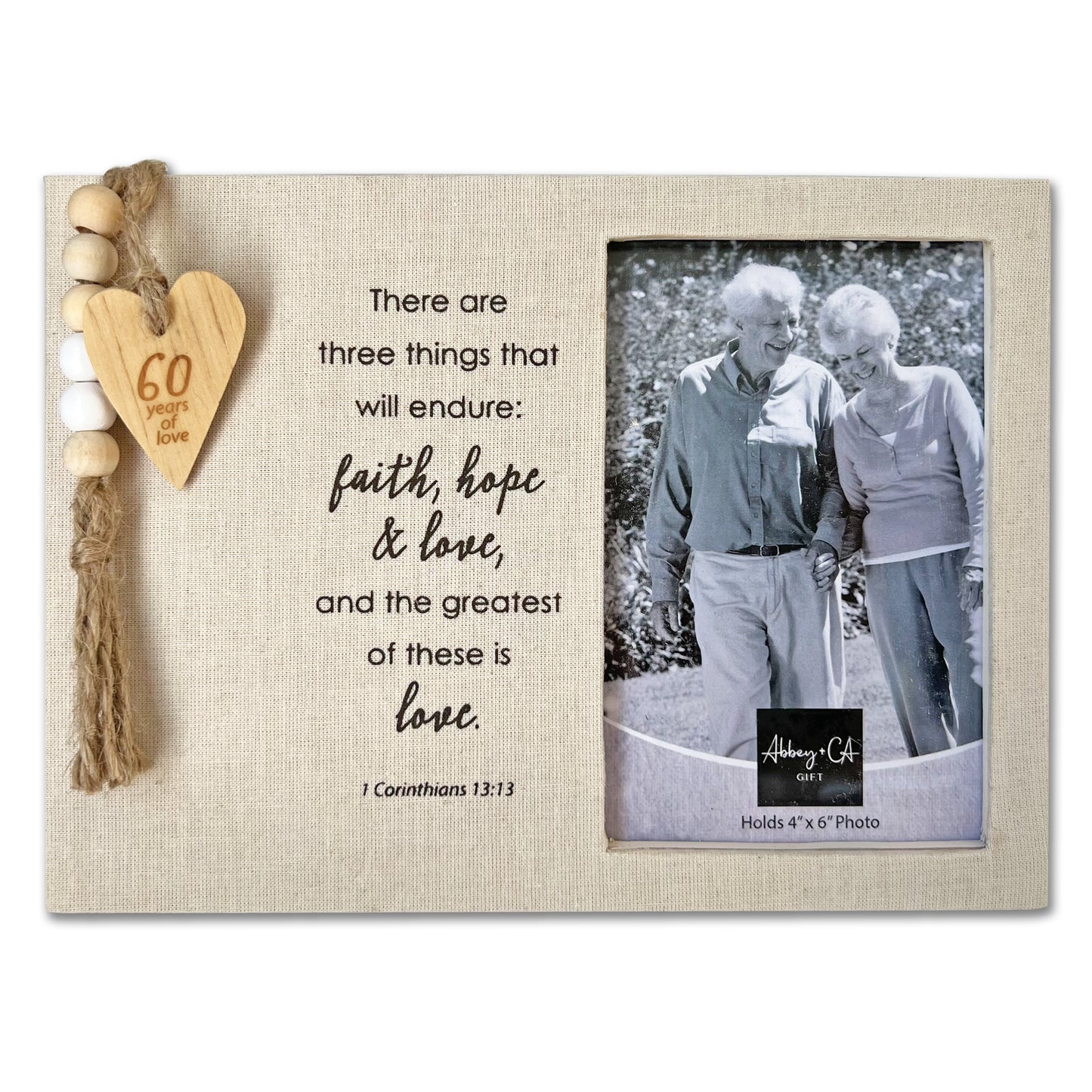 Anniversary Fabric Picture Frame