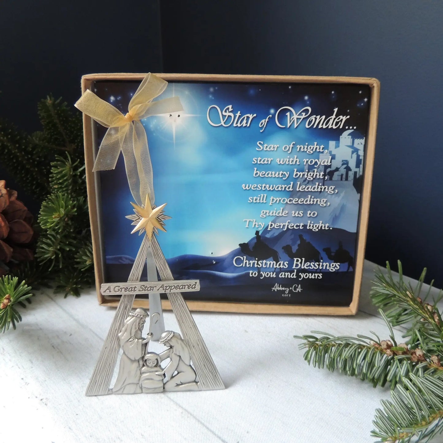 Star of Wonder Nativity Ornament