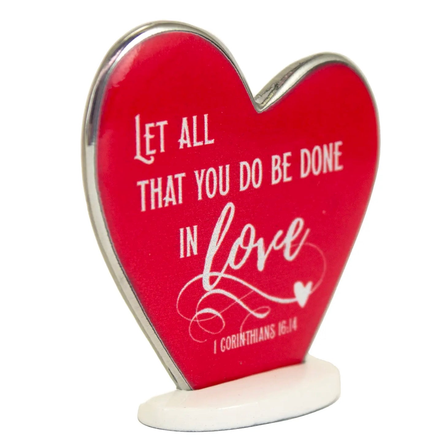Standing Mini Heart Plaques