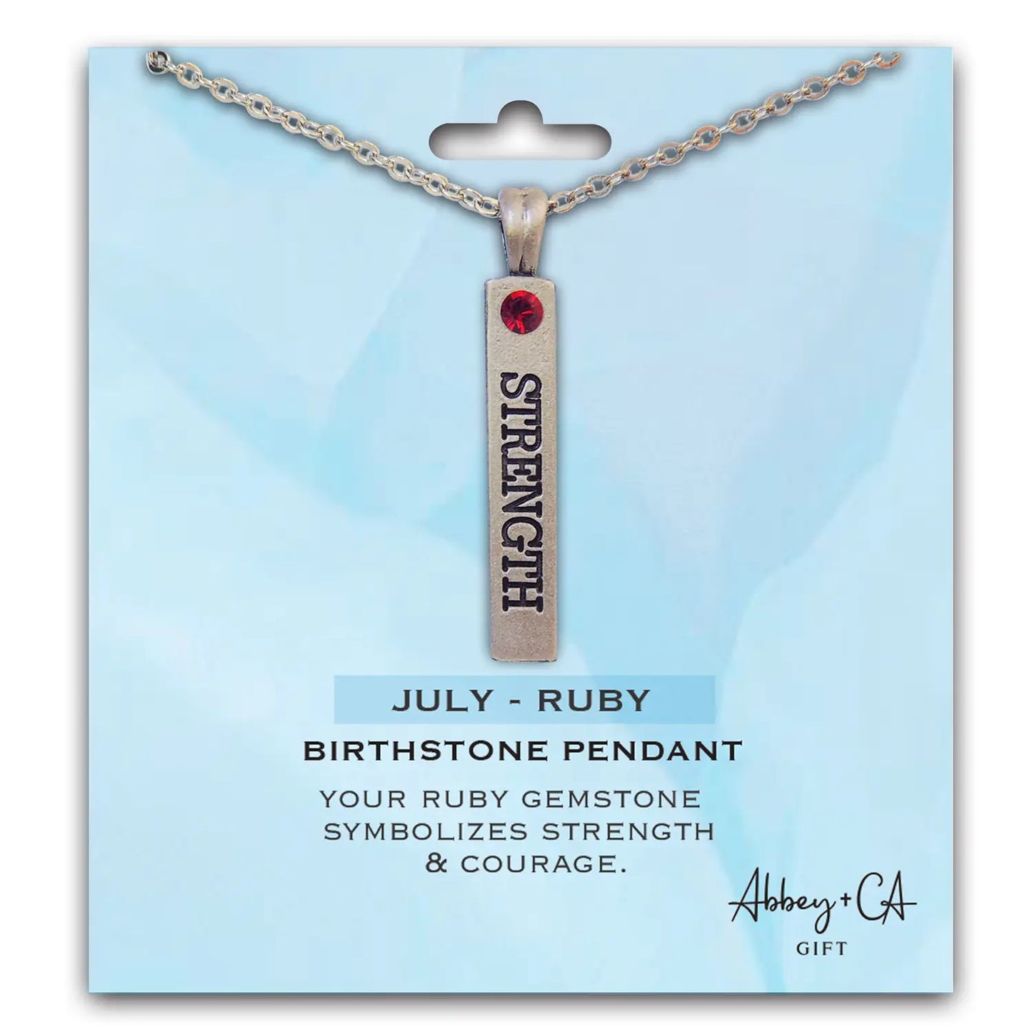 Birthstone Pendant Necklace