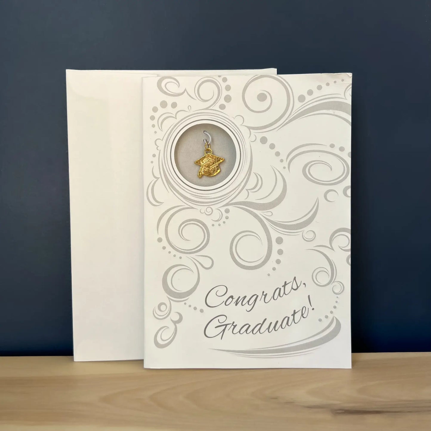 Graduation Card & Charm