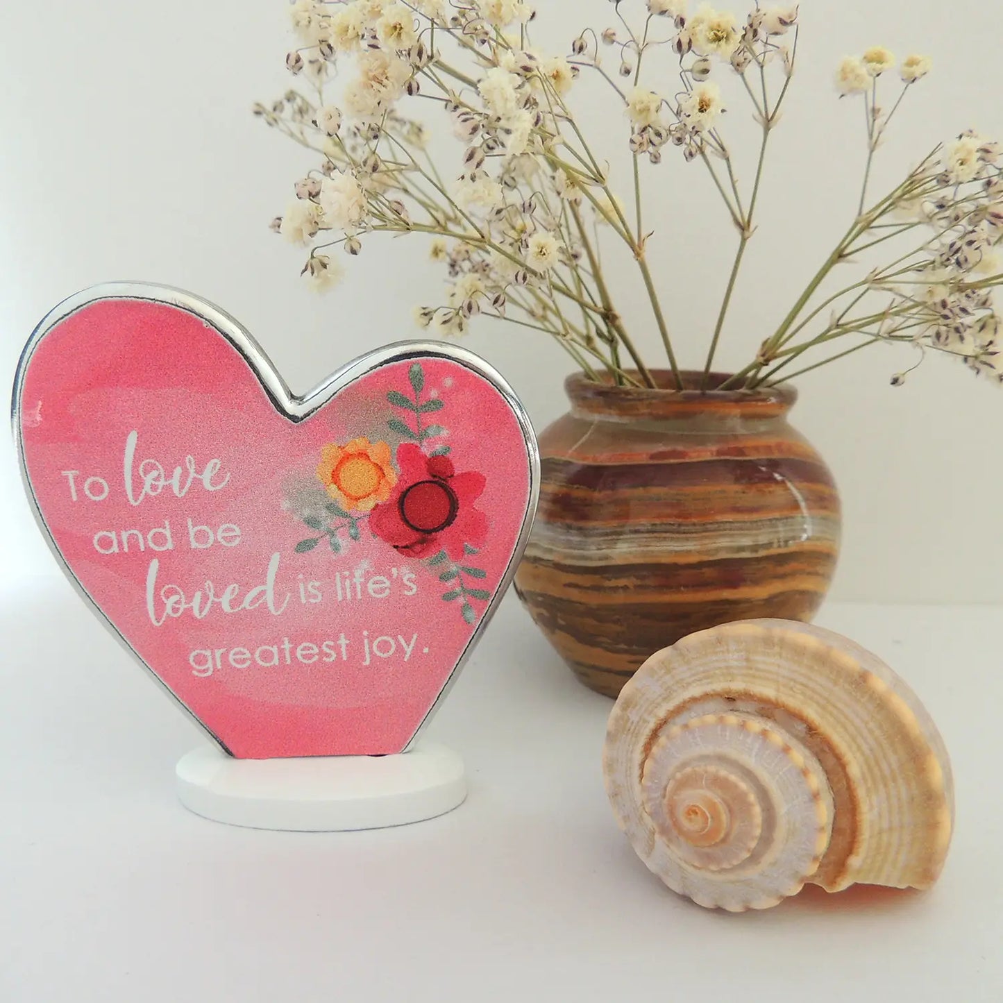 Standing Mini Heart Plaques