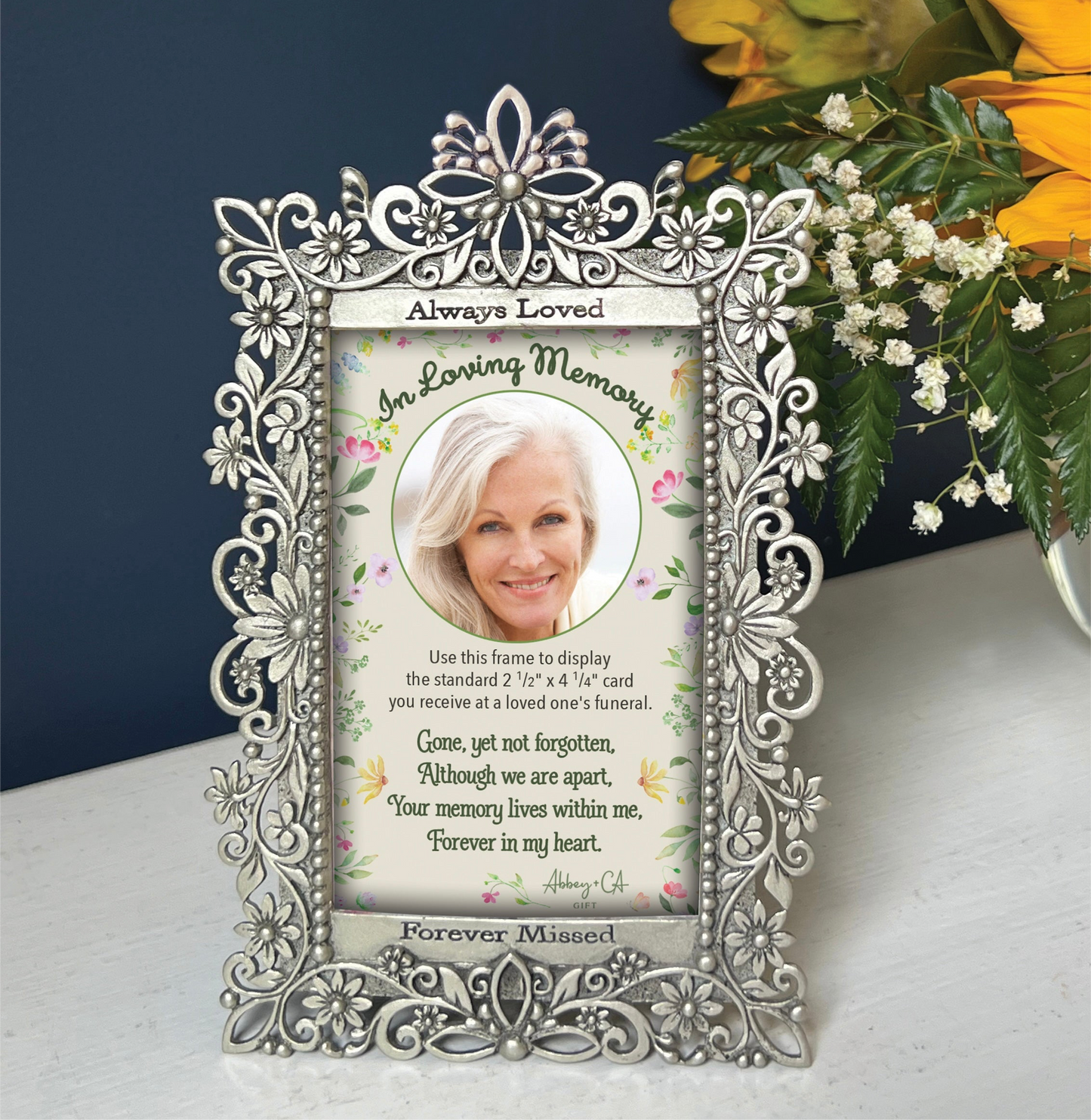 Always Loved Floral Frame