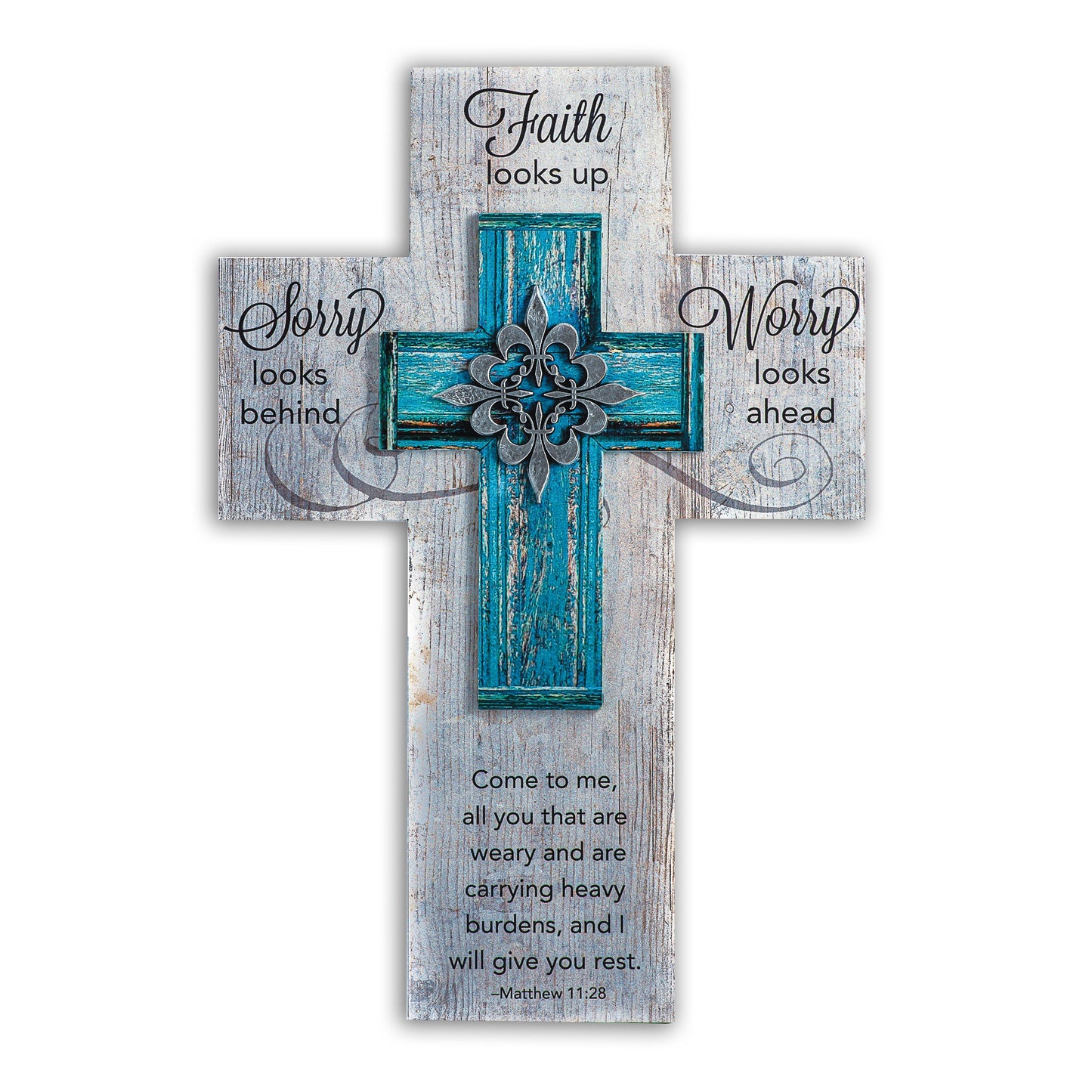Faith Looks Up Wall Cross