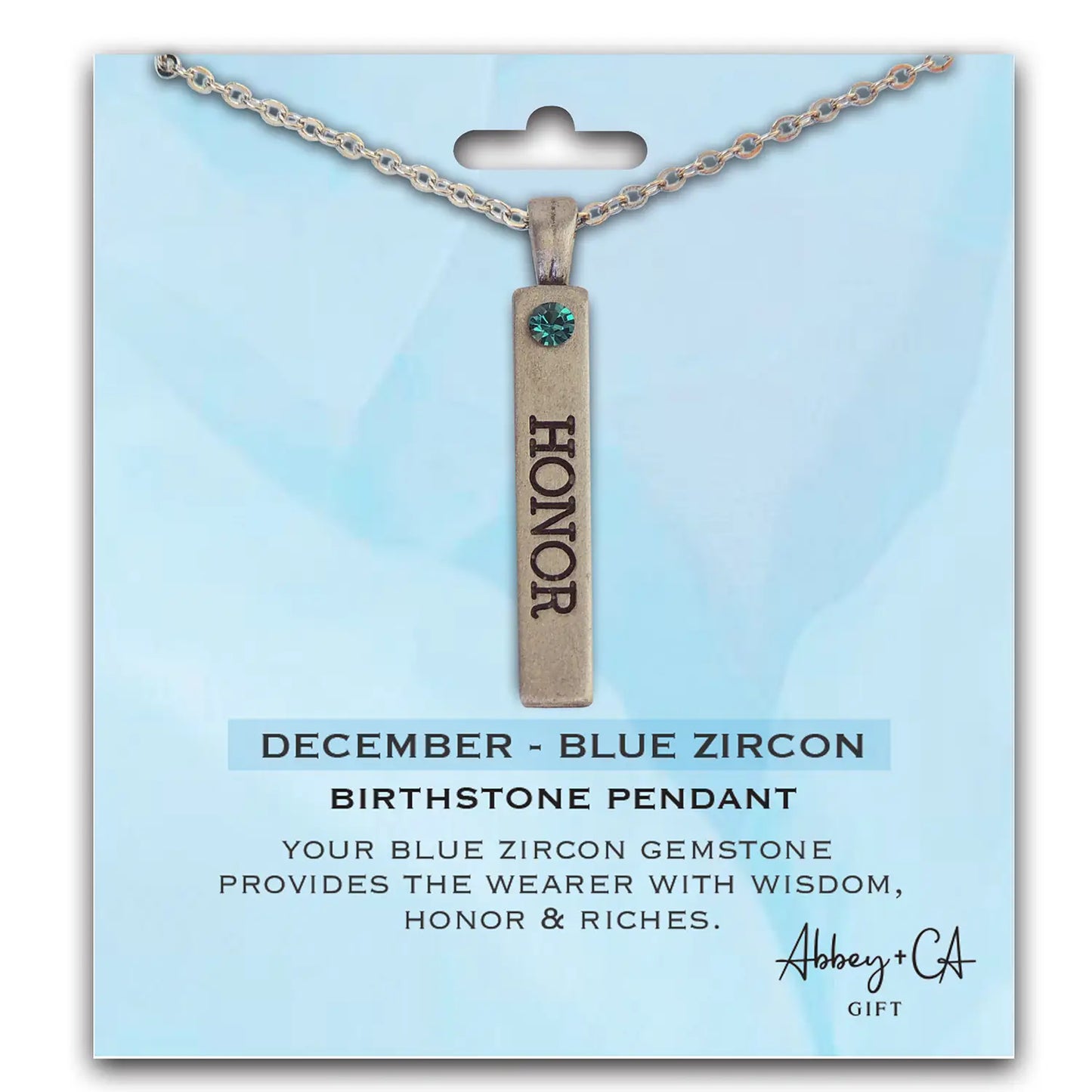 Birthstone Pendant Necklace