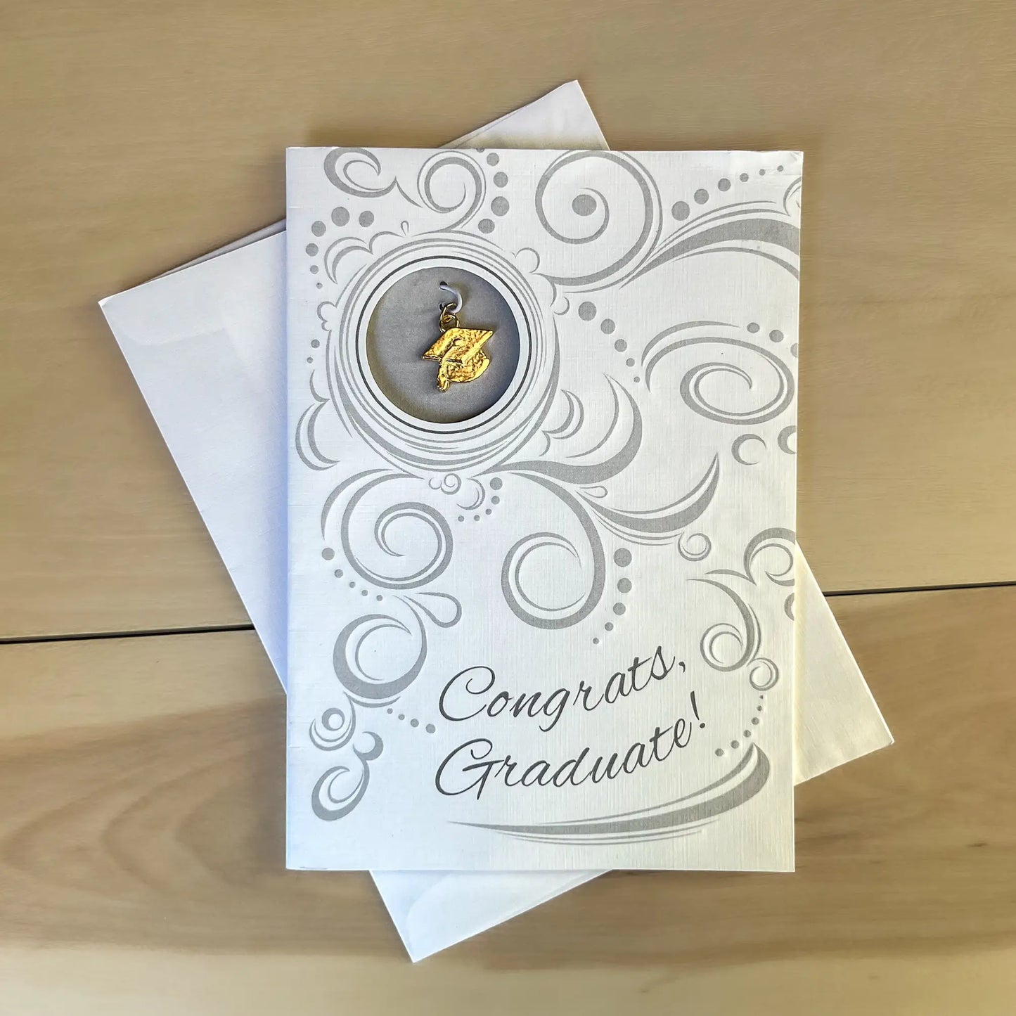 Graduation Card & Charm
