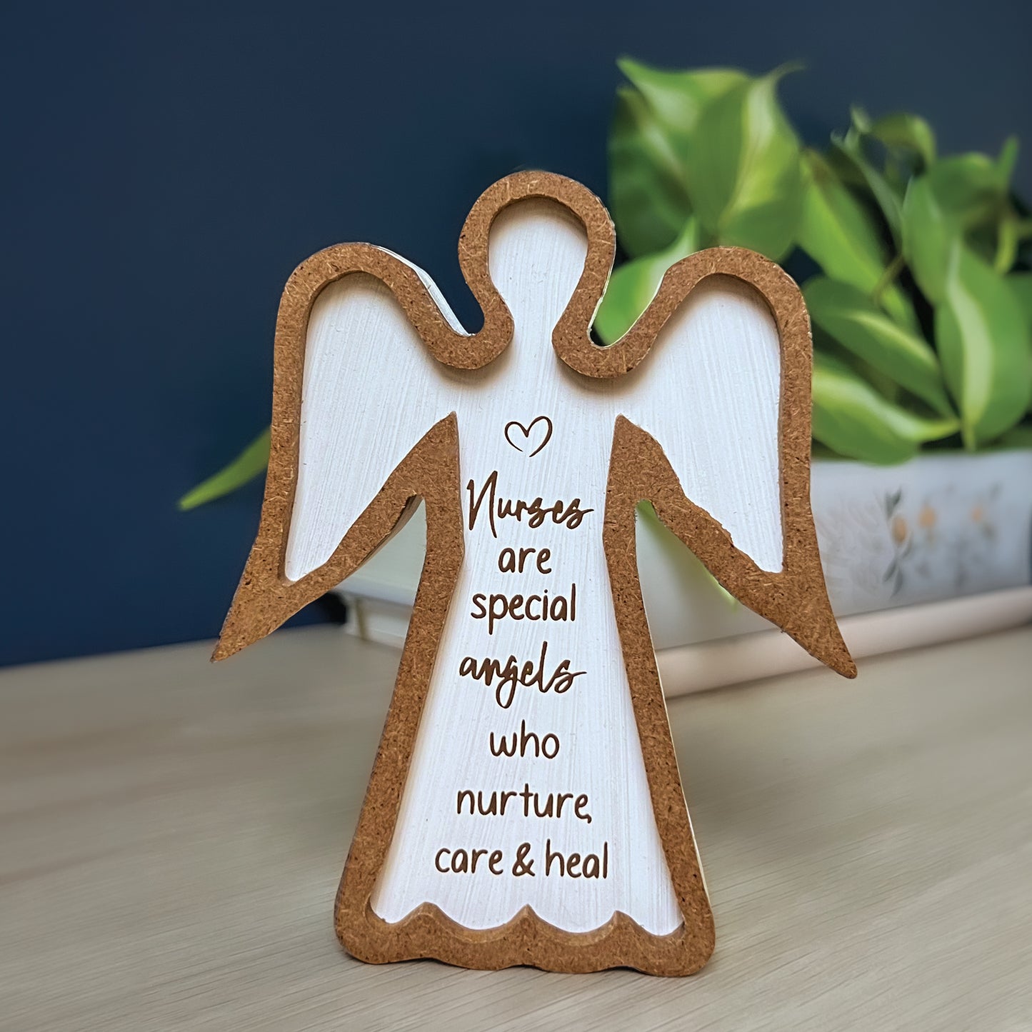 Framed Standing Angel Plaques