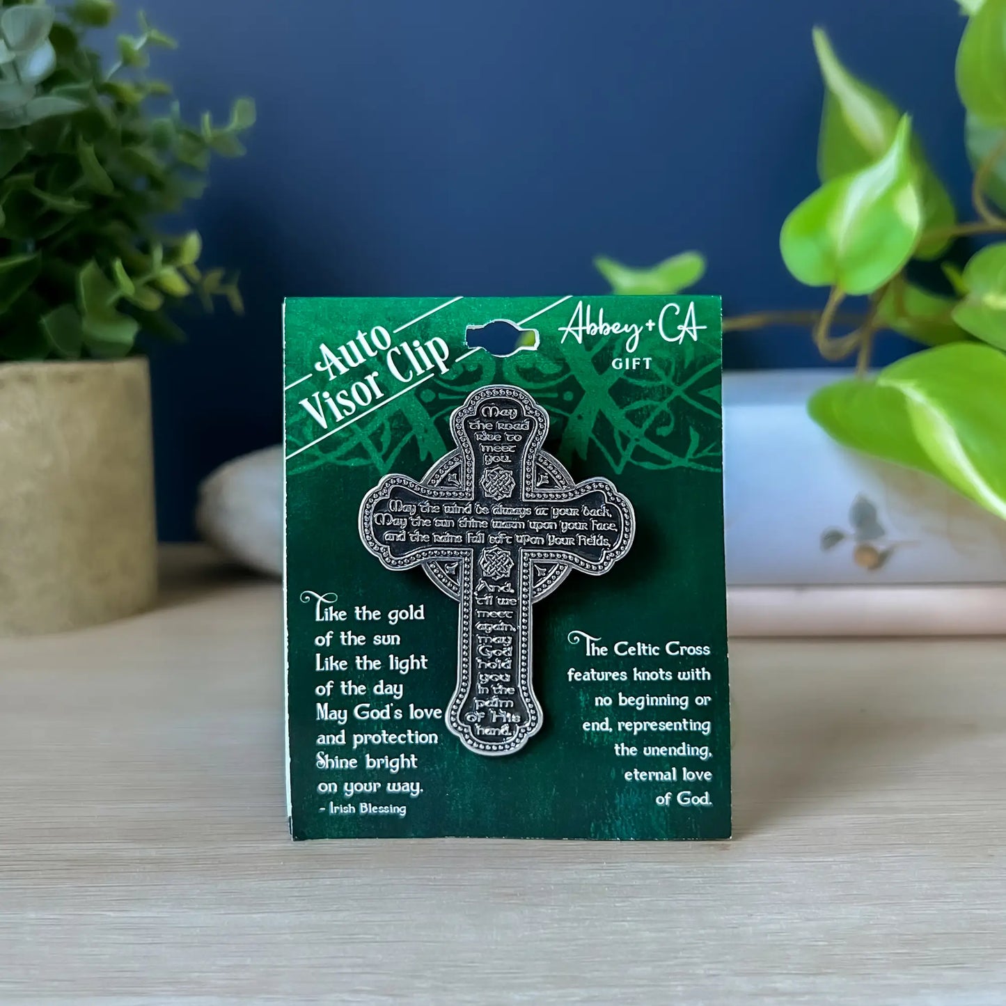 Irish Blessing Visor Clip