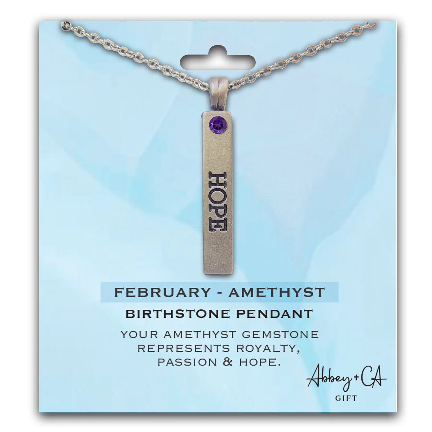 Birthstone Pendant Necklace