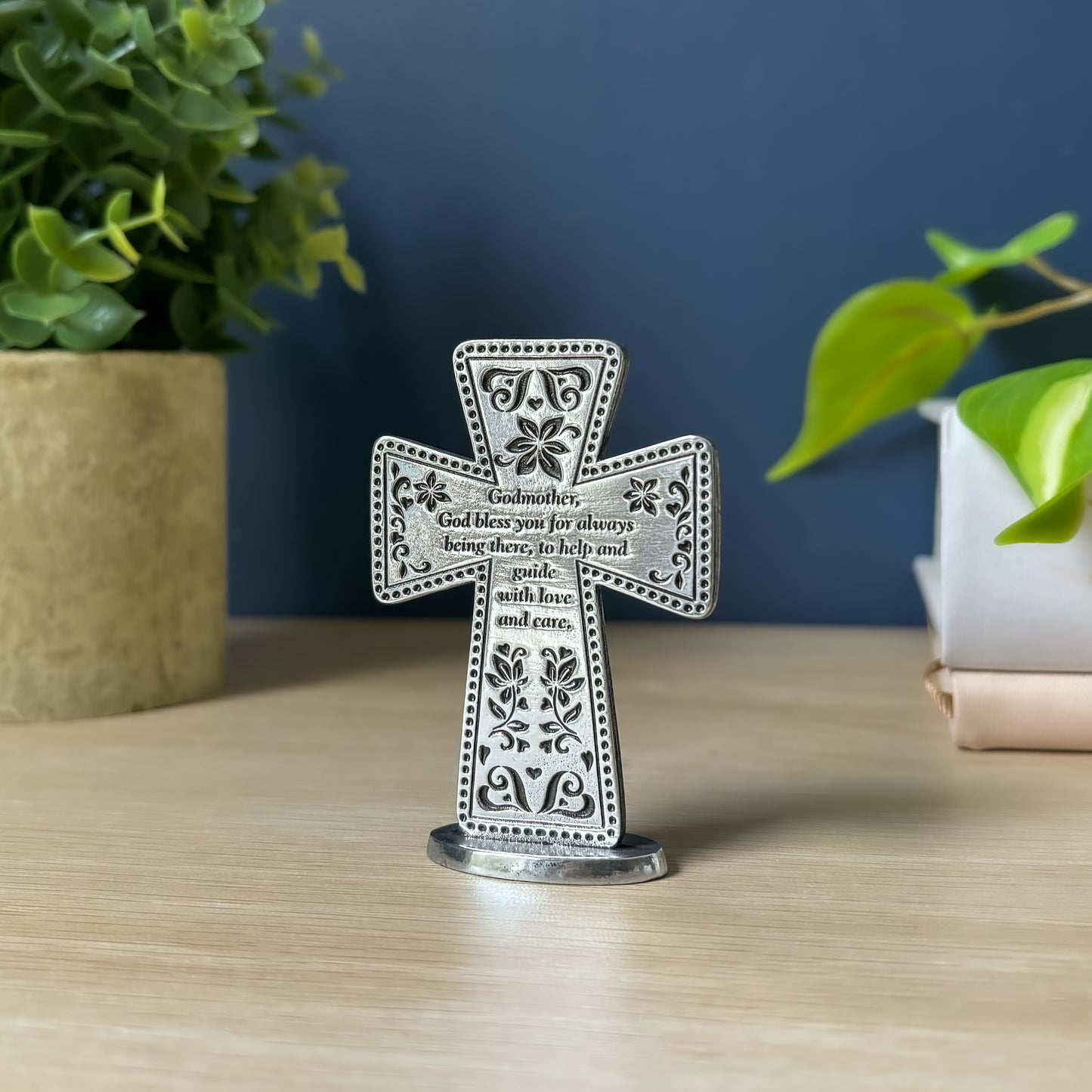 Godmother Standing Message Cross